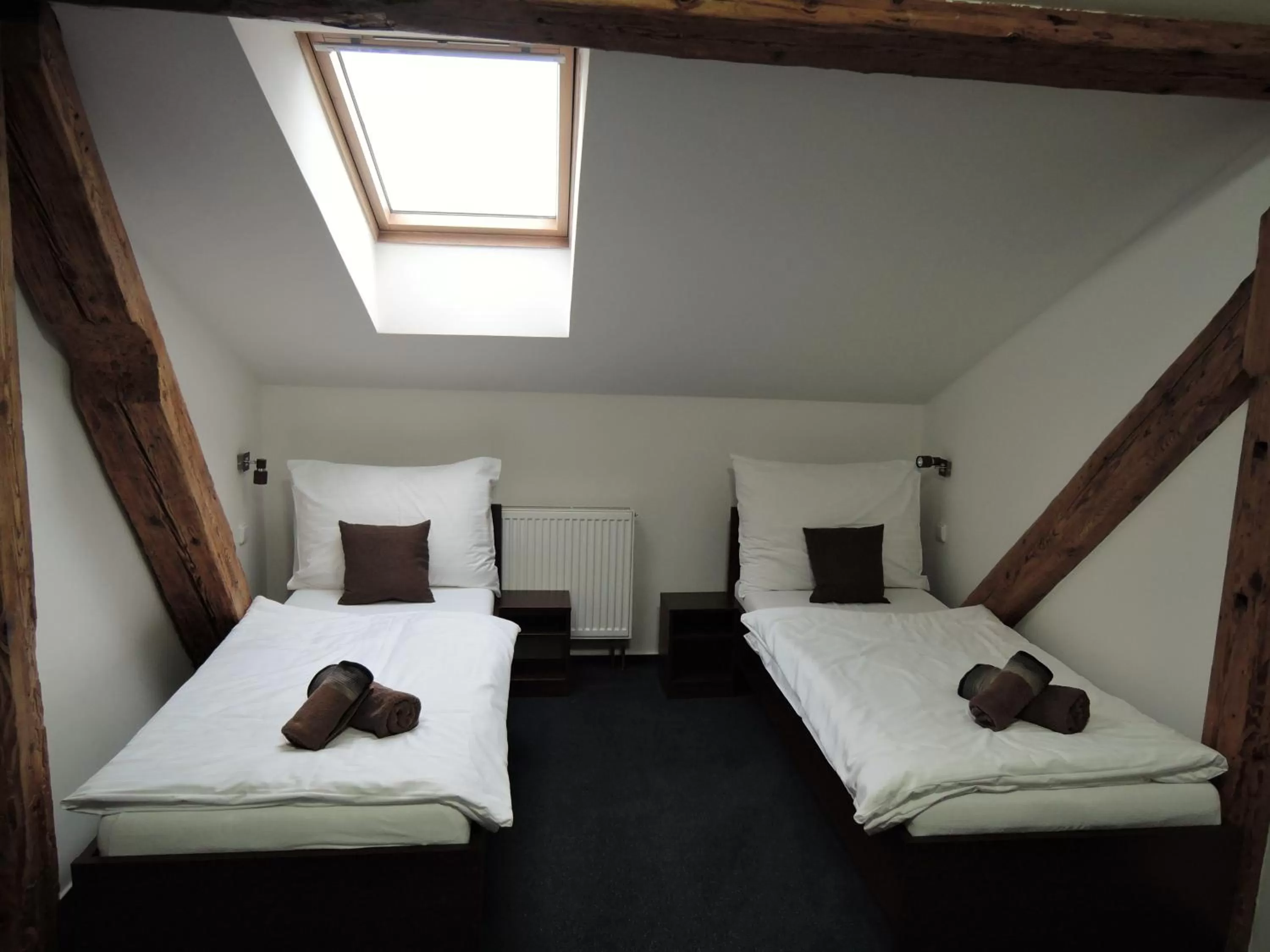 Bedroom, Bed in Třebovický mlýn