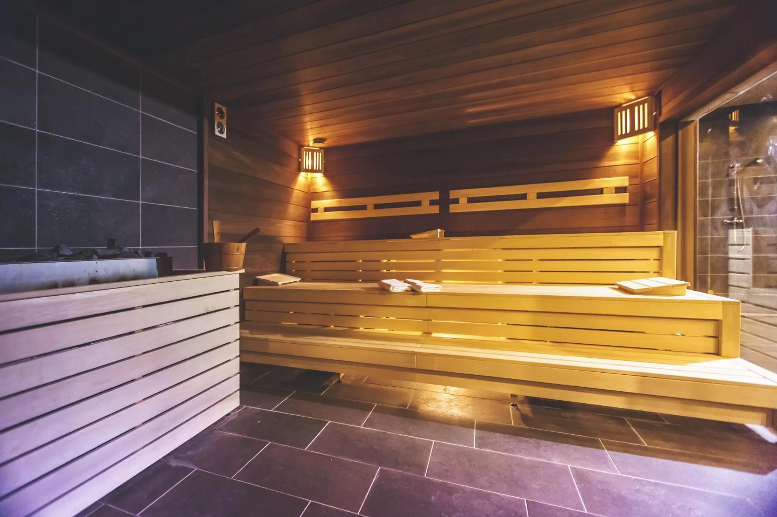 Sauna in Caramell Premium Resort