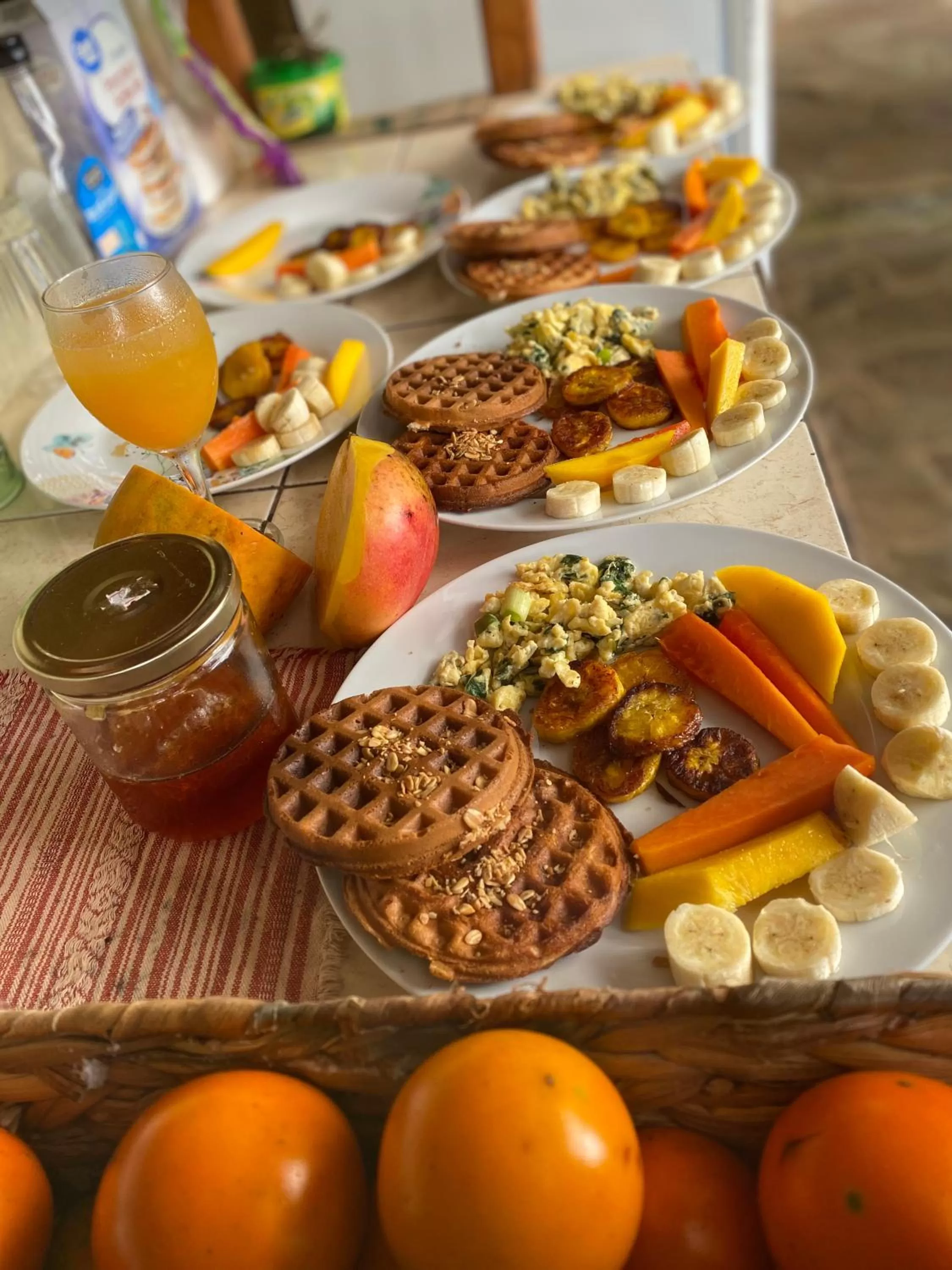 Continental breakfast in Birds & Breakfast Costa Rica