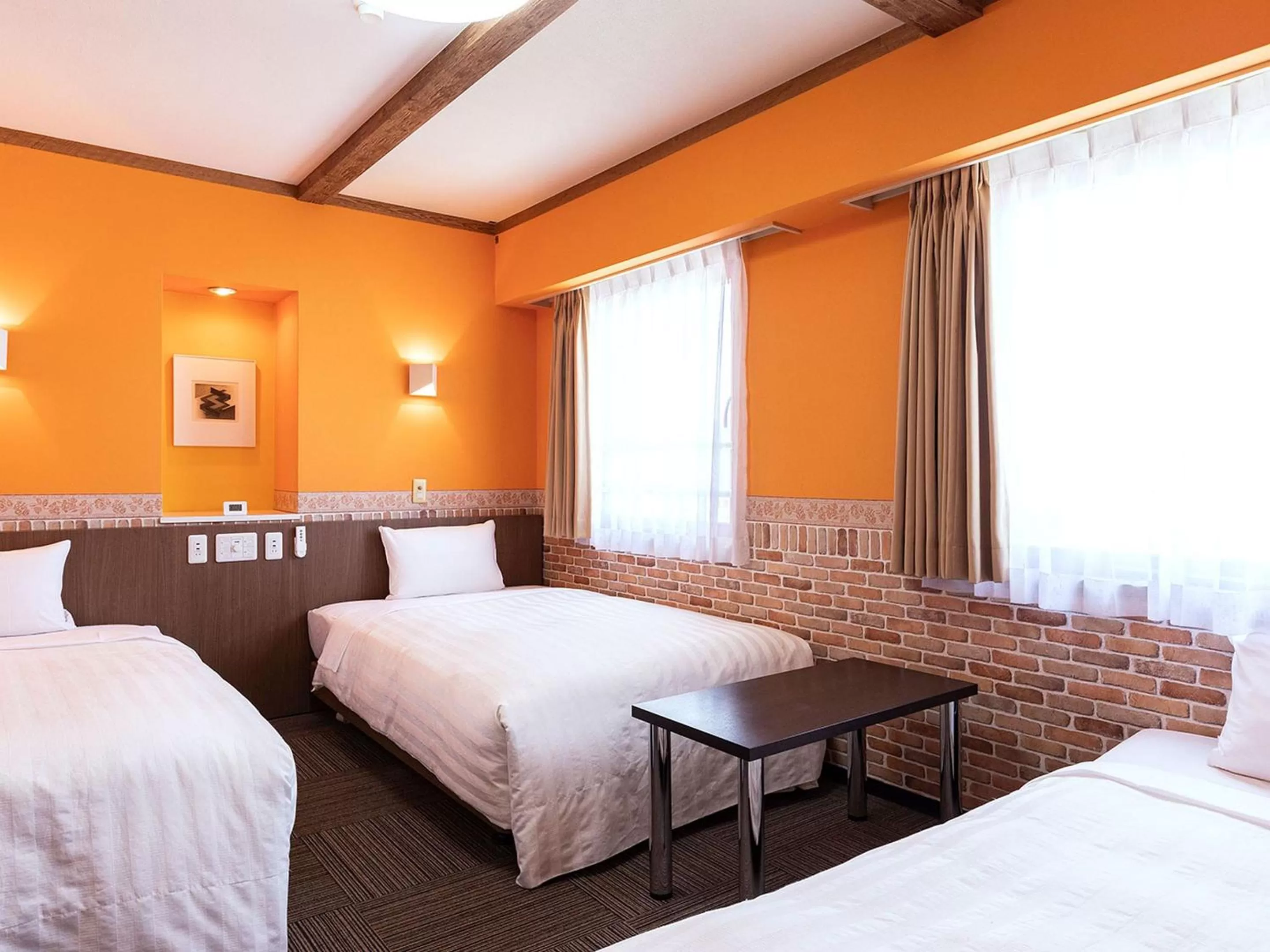 Photo of the whole room, Bed in KOKO STAY Shimonoseki - formerly Hotel Wing International Shimonoseki