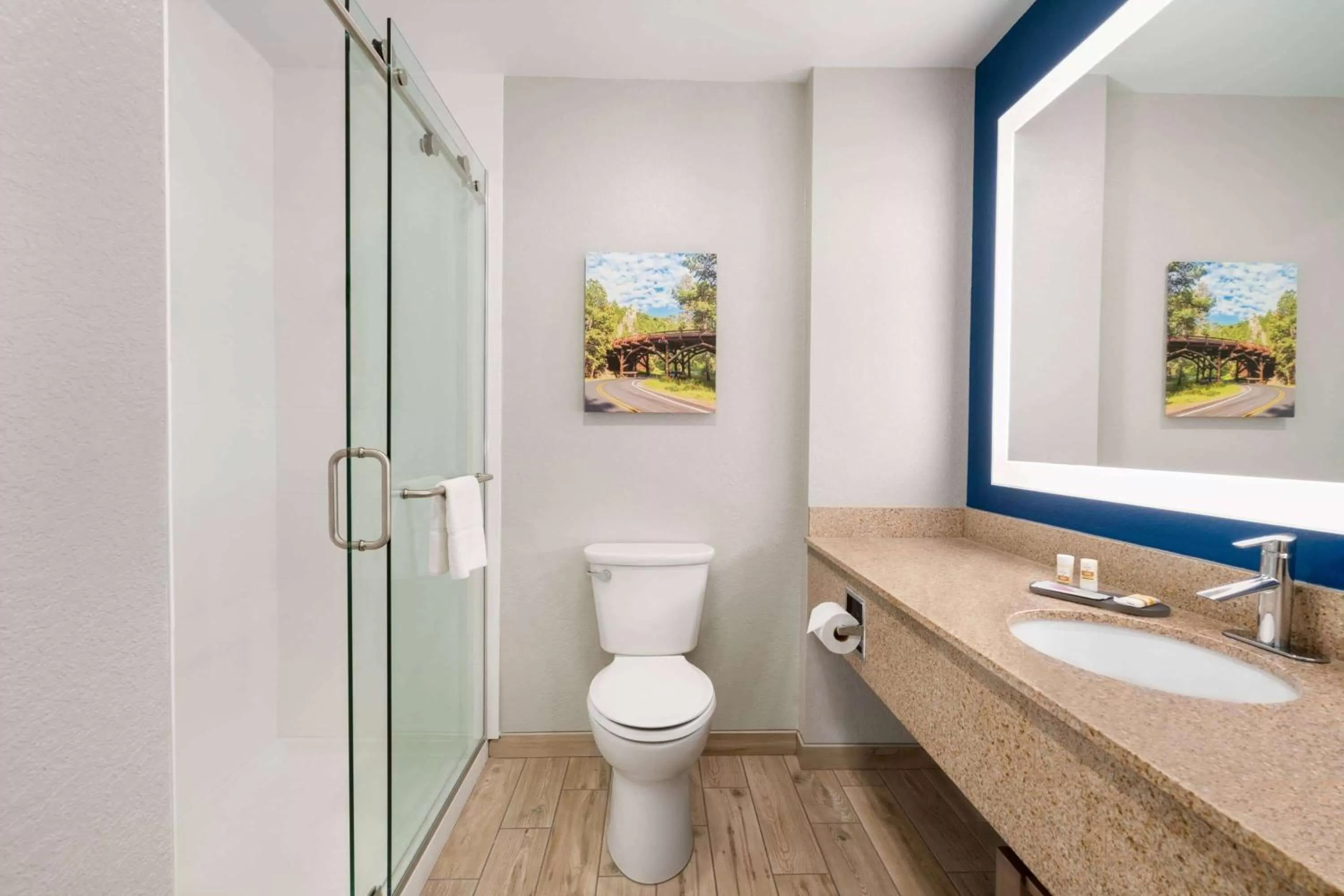 Bathroom in La Quinta Inn and Suites by Wyndham at WaTiki Waterpark