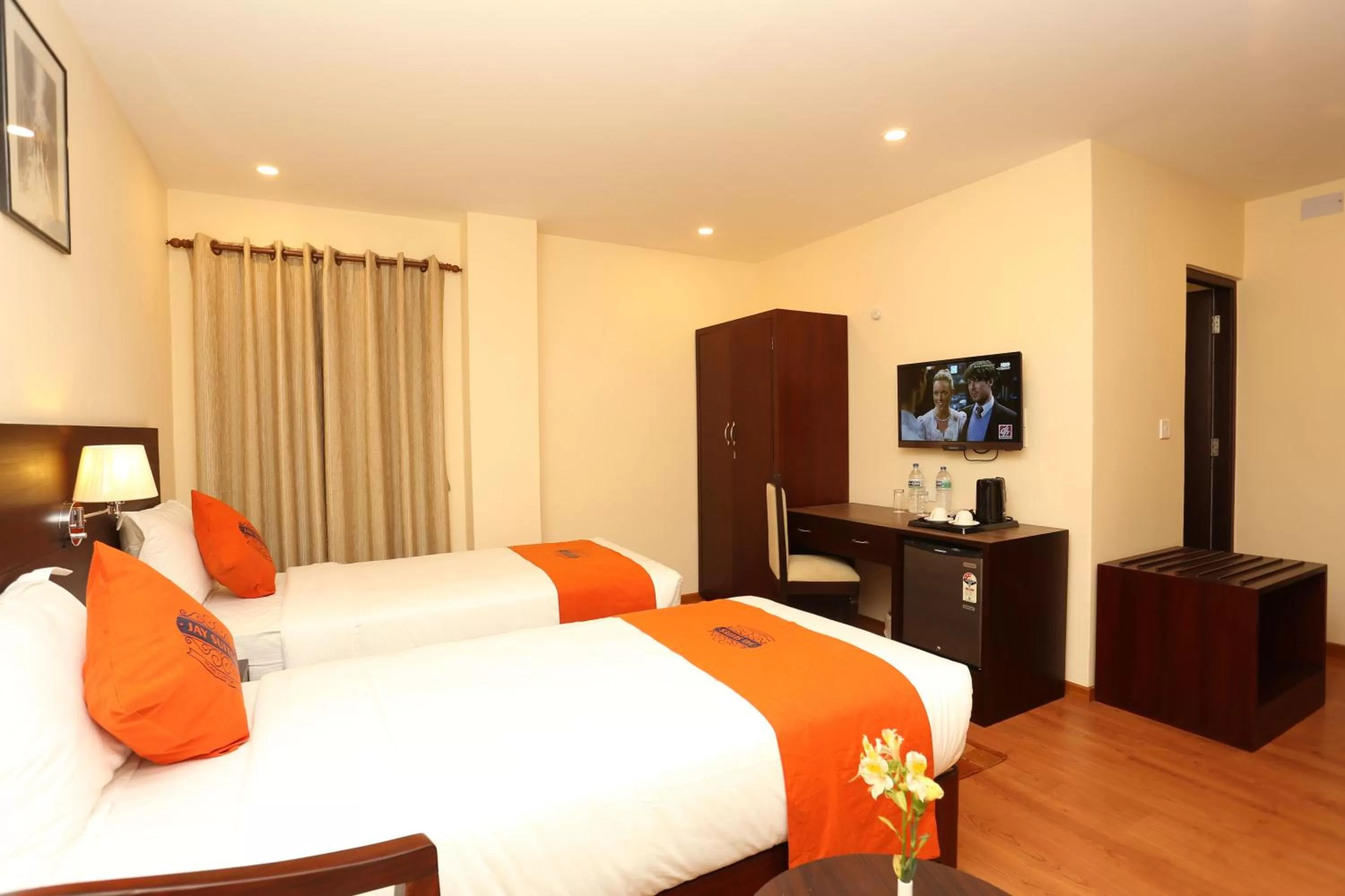 Photo of the whole room, Bed in Hotel Jay Suites