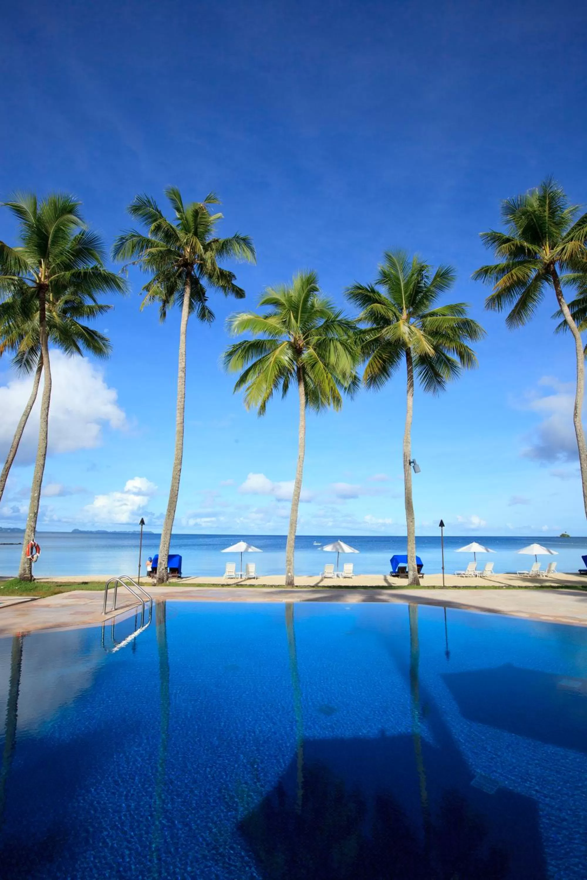 People, Swimming Pool in Palau Pacific Resort