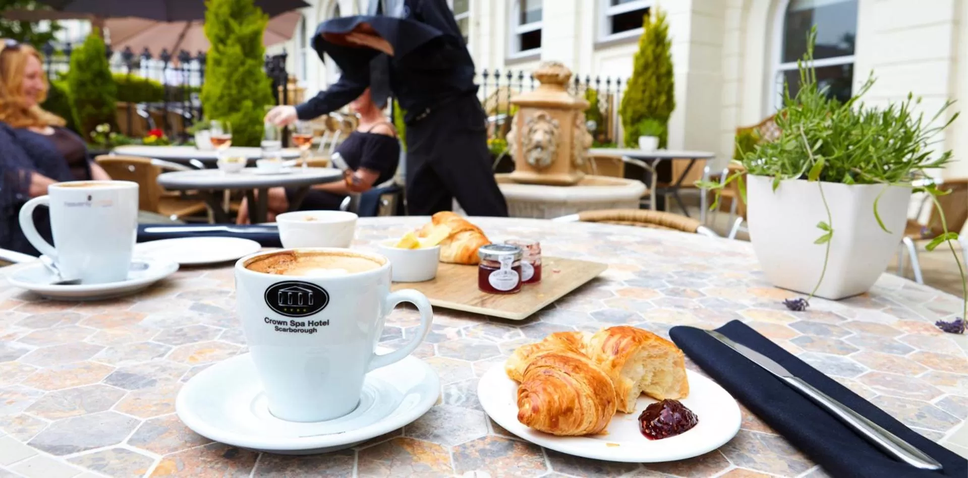 Food and drinks in Crown Spa Hotel Scarborough by Compass Hospitality