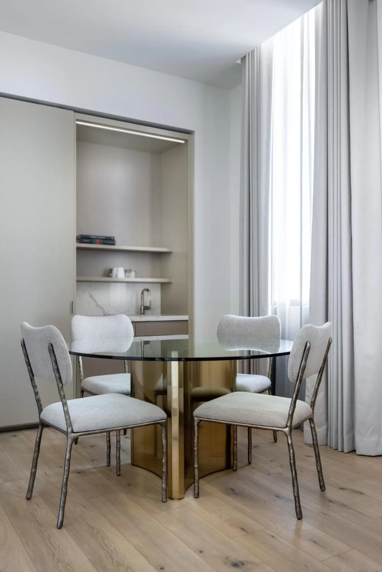 Dining area in La Colombe d'Or Hotel