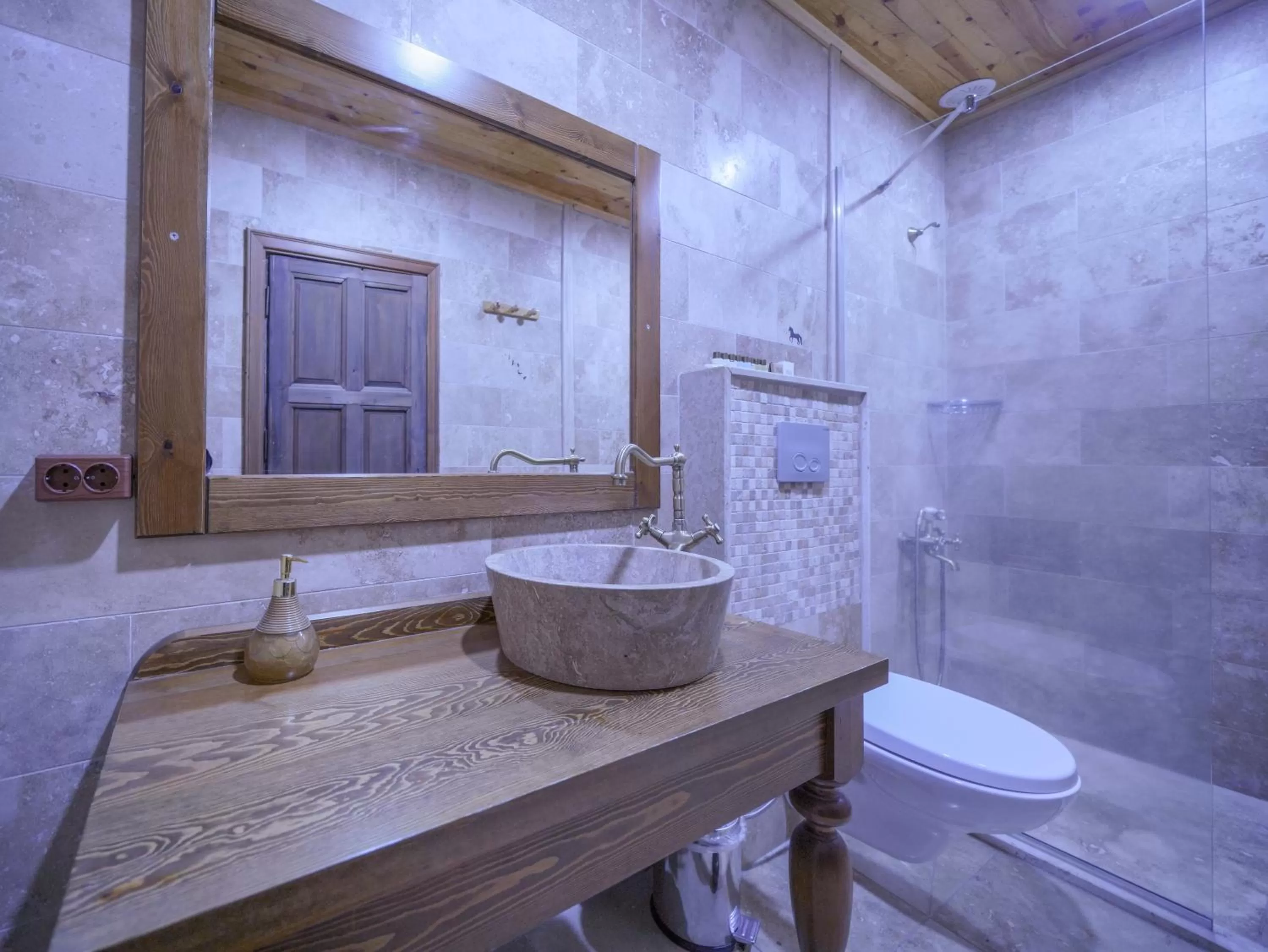 Bathroom in Local Cave House