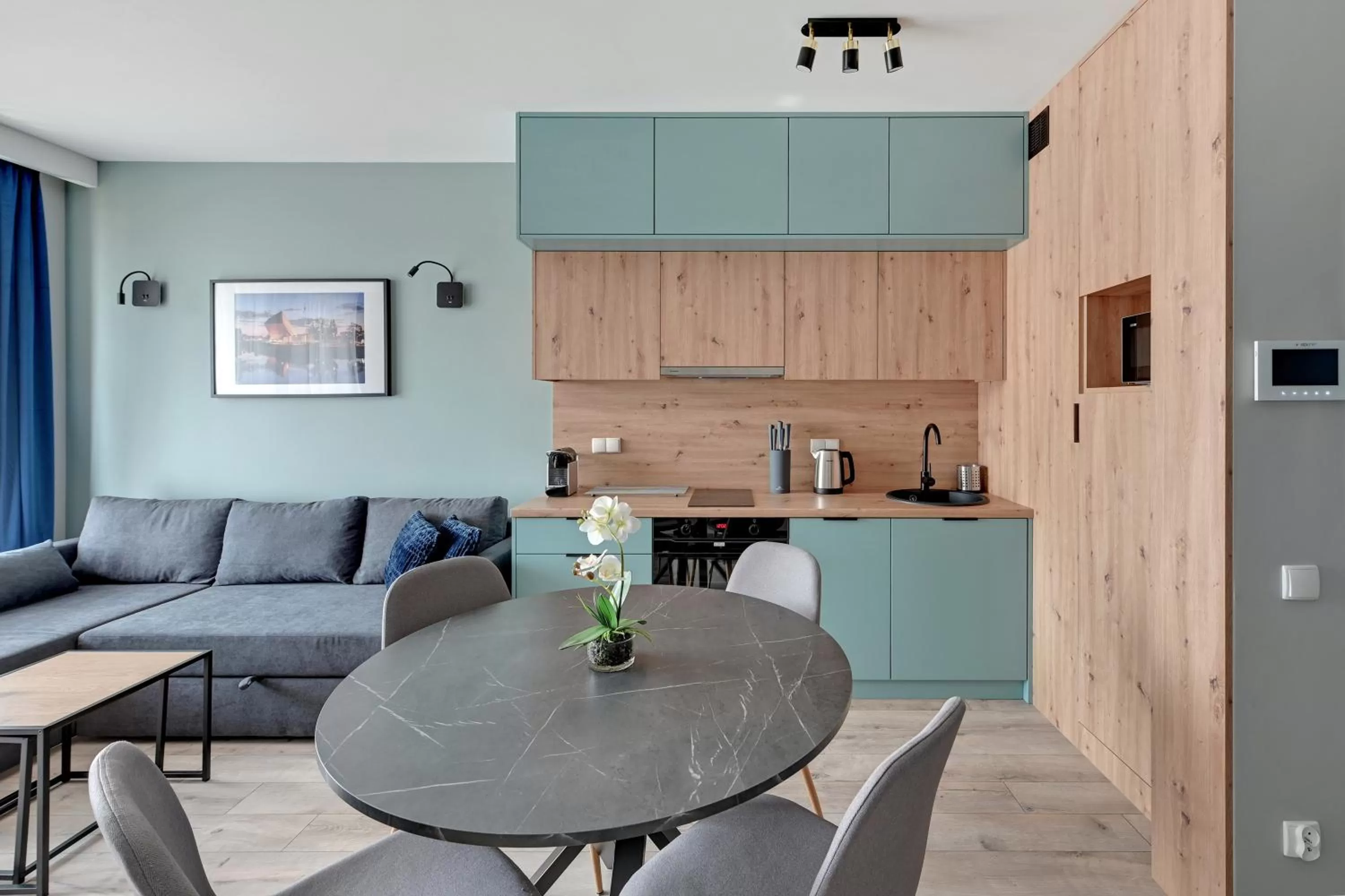 Kitchen or kitchenette in RentPlanet - Apartamenty Chlebova