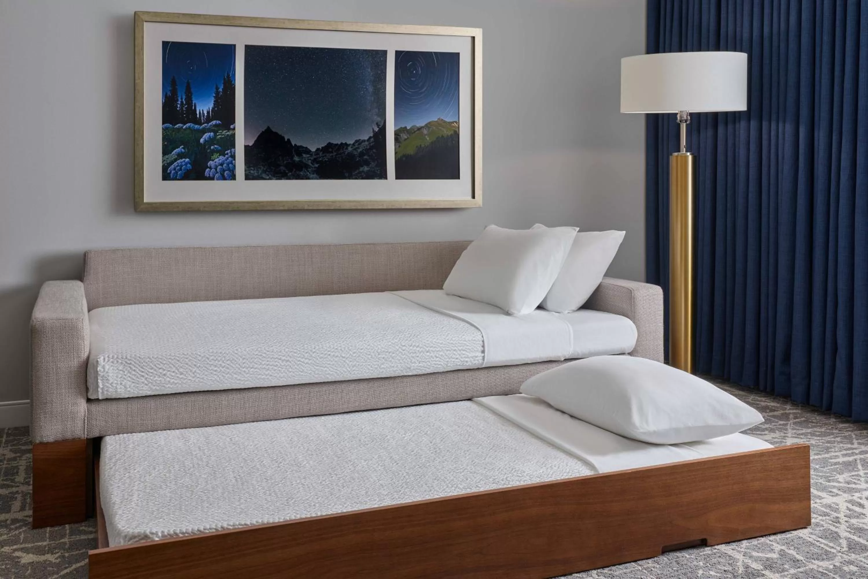 Photo of the whole room, Bed in SpringHill Suites by Marriott Denver Downtown