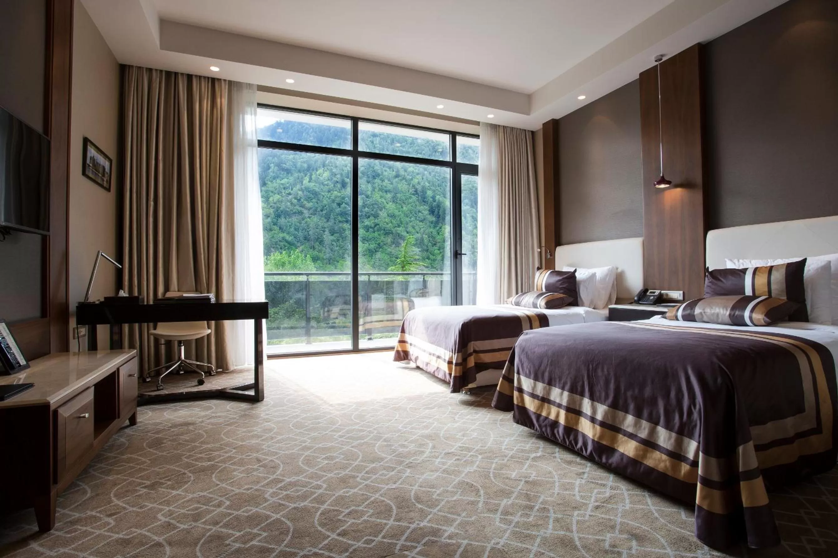 Bedroom, Bed in Borjomi Likani Health & Spa Centre