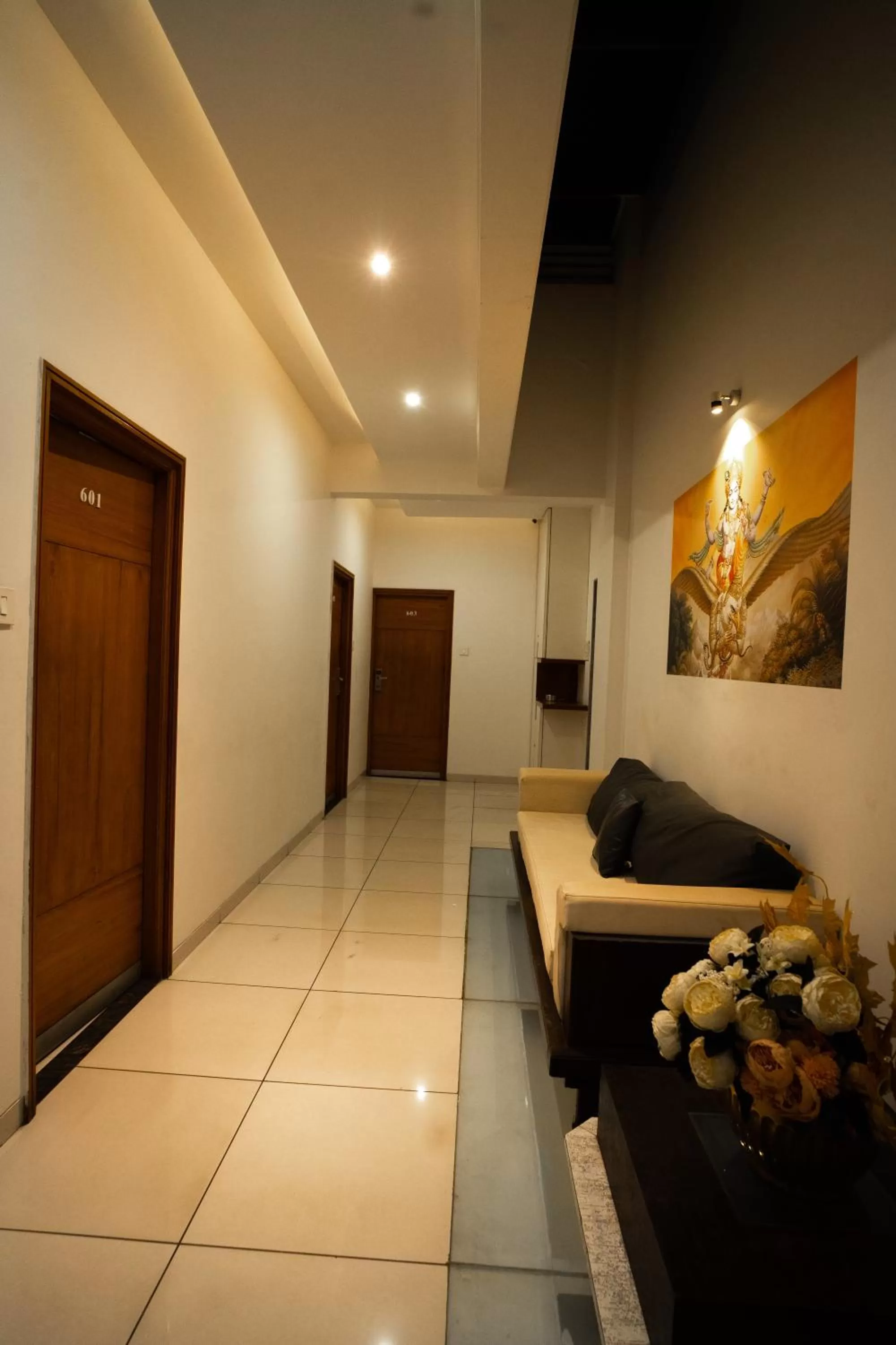 Lobby or reception in Hotel SRI SRI EXECUTIVE KOLHAPUR NEAR MAHALAXMI TEMPLE