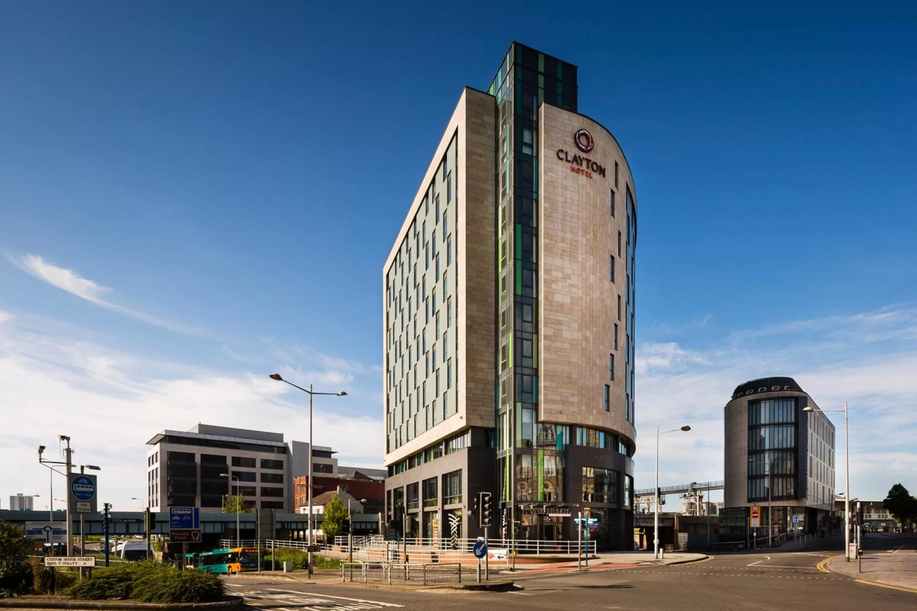 Property building in Clayton Hotel Cardiff
