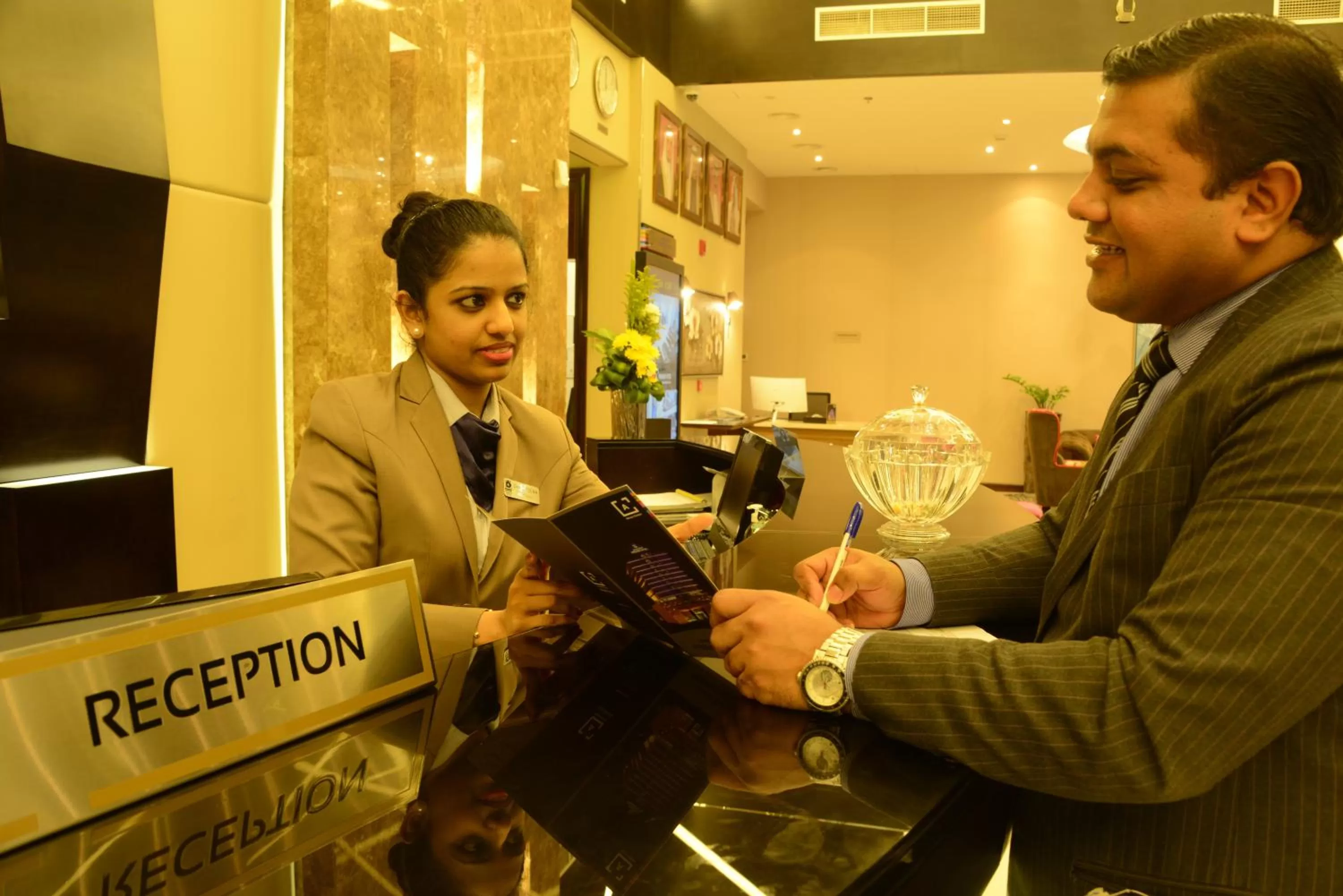 Lobby or reception in Premier Hotel