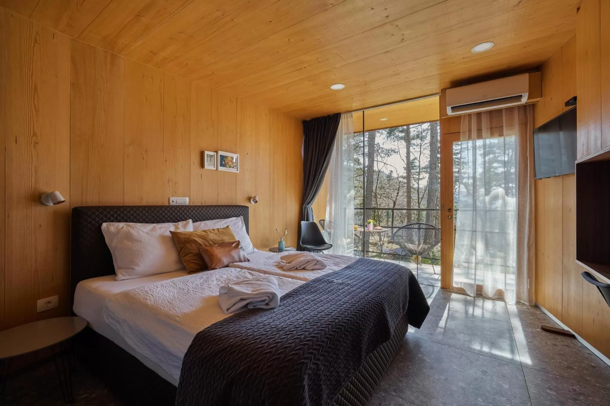 Bed in Theodosius Forest Village - Glamping in Vipava valley
