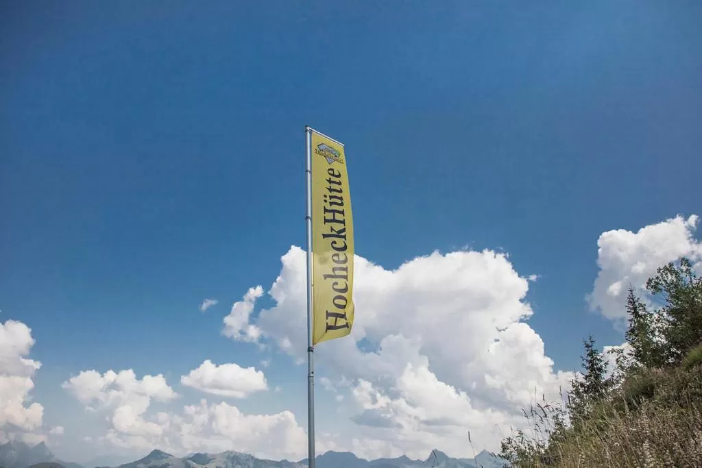 Hocheckhuette On Top of the Kitzbuehel Hahnenkamm Mountain