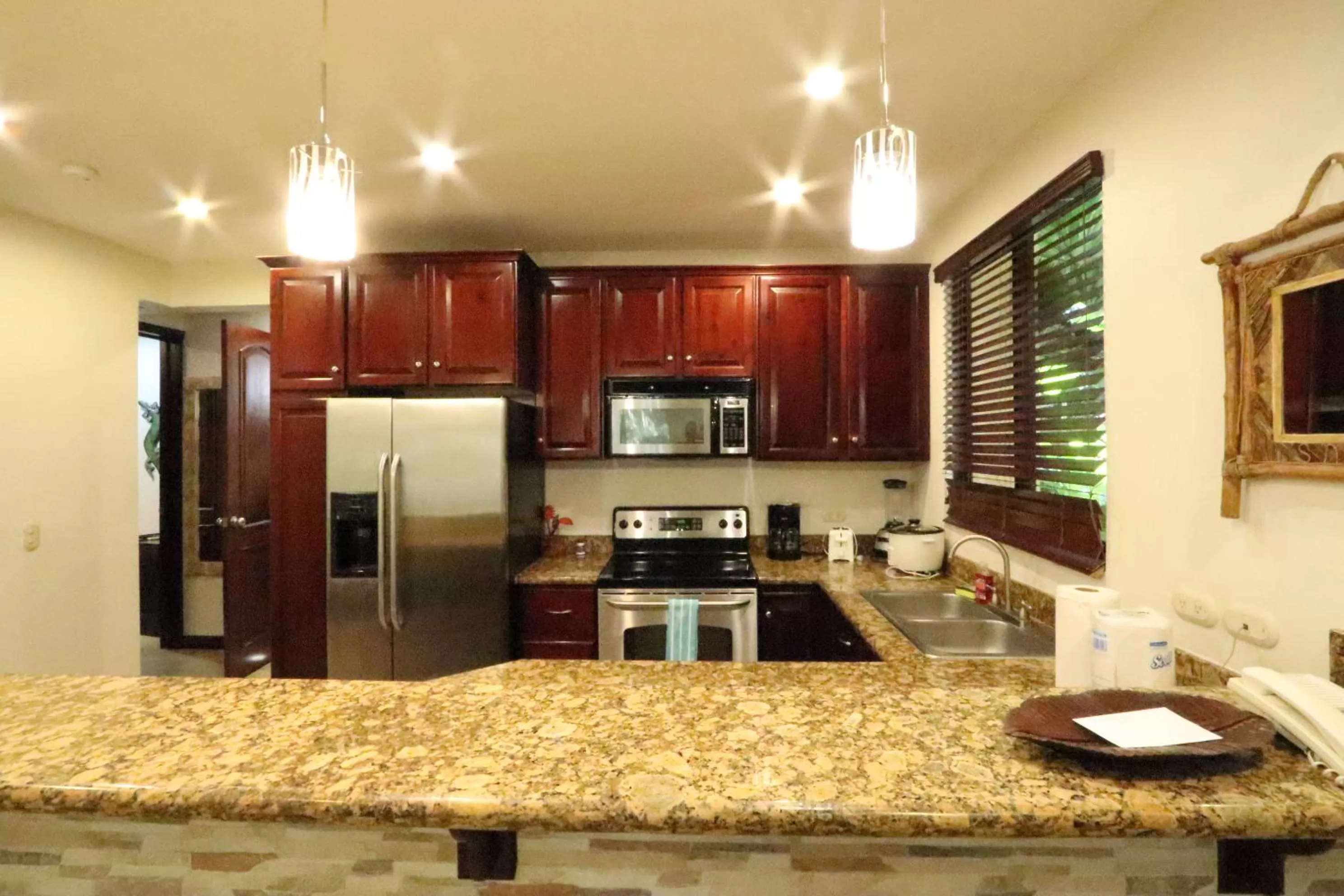 Kitchen or kitchenette in Monte Carlo Luxury Condominiums