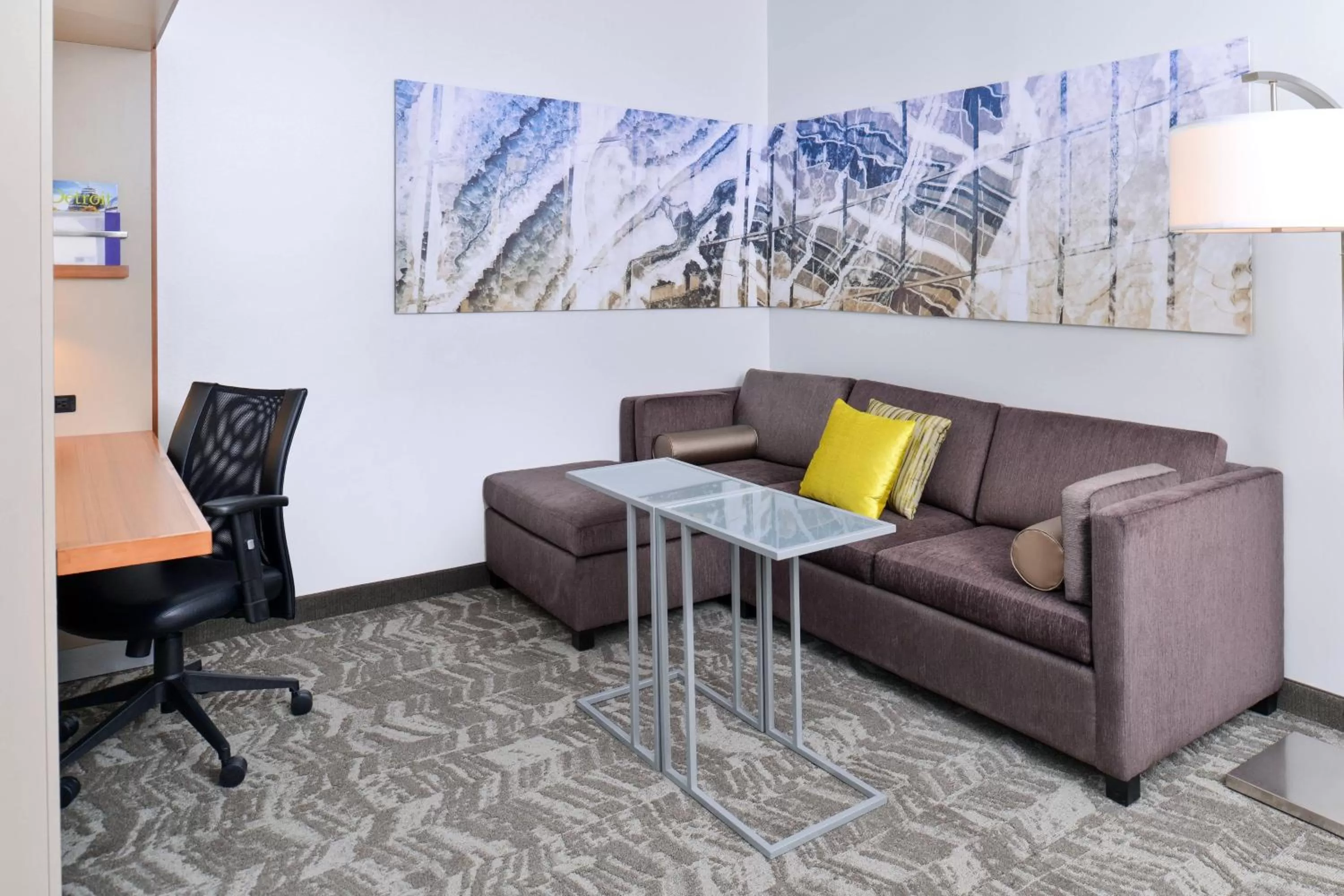 Photo of the whole room in Springhill Suites by Marriott Detroit Metro Airport Romulus