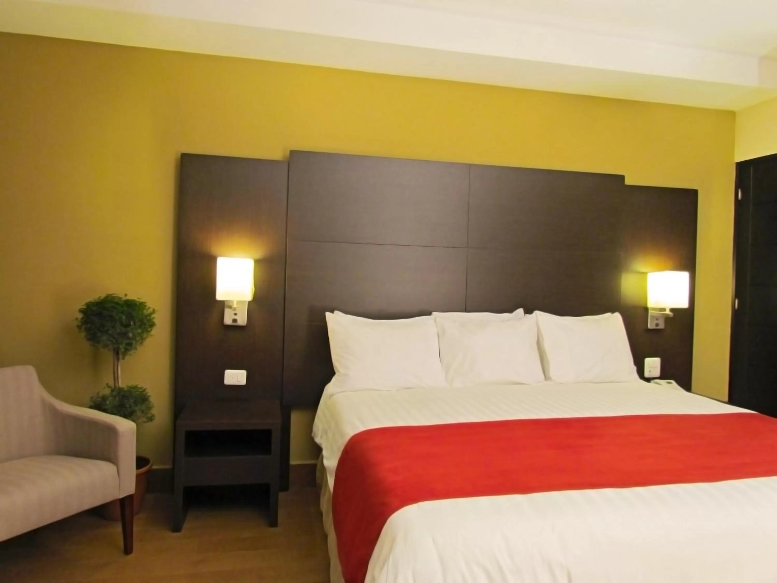 Bed in Hotel Principe