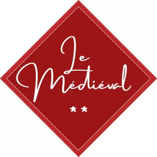Logo/Certificate/Sign in Hôtel Le Médiéval - Parking inclus & accueil vélo