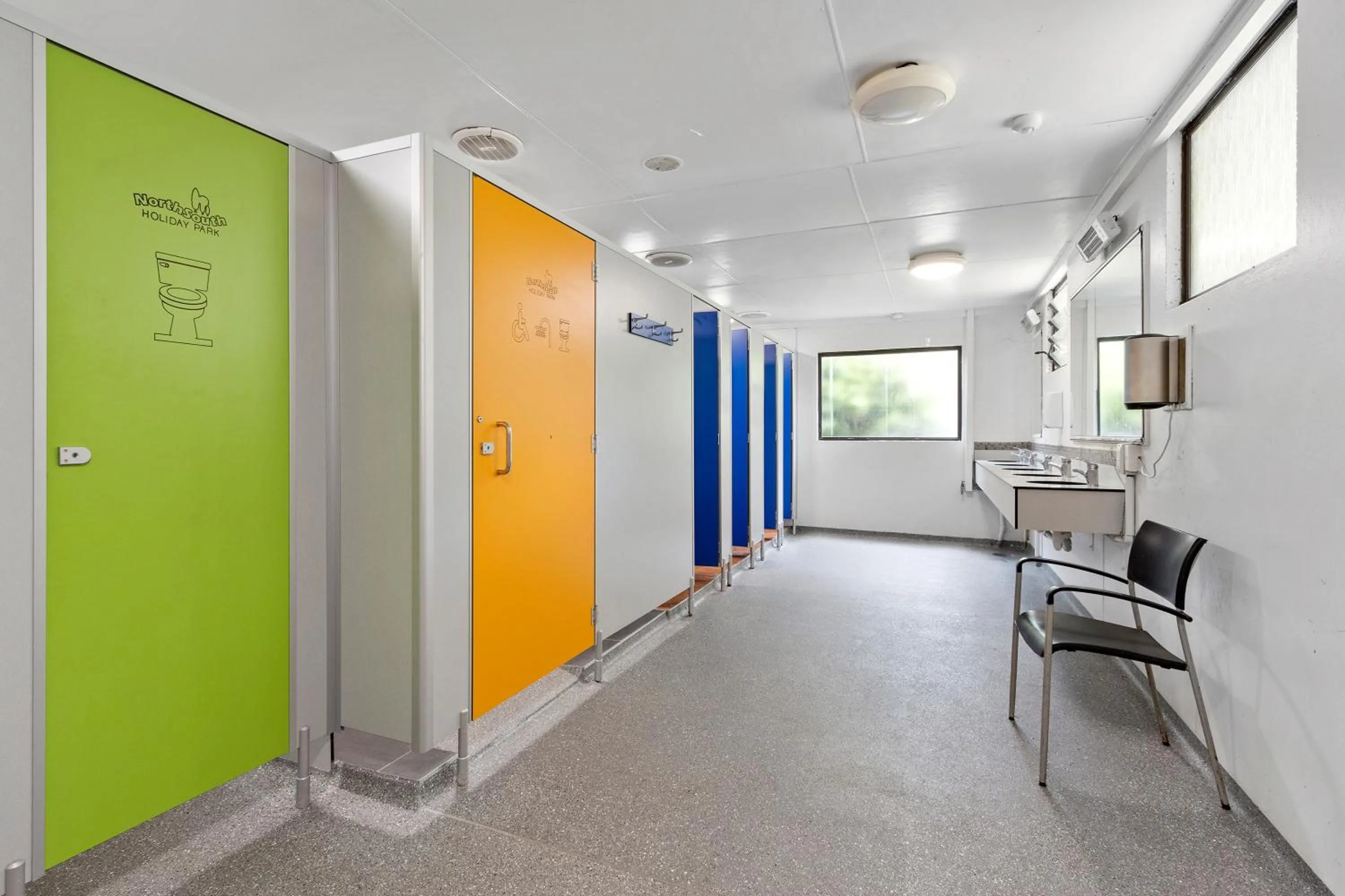 Bathroom in North South Holiday Park