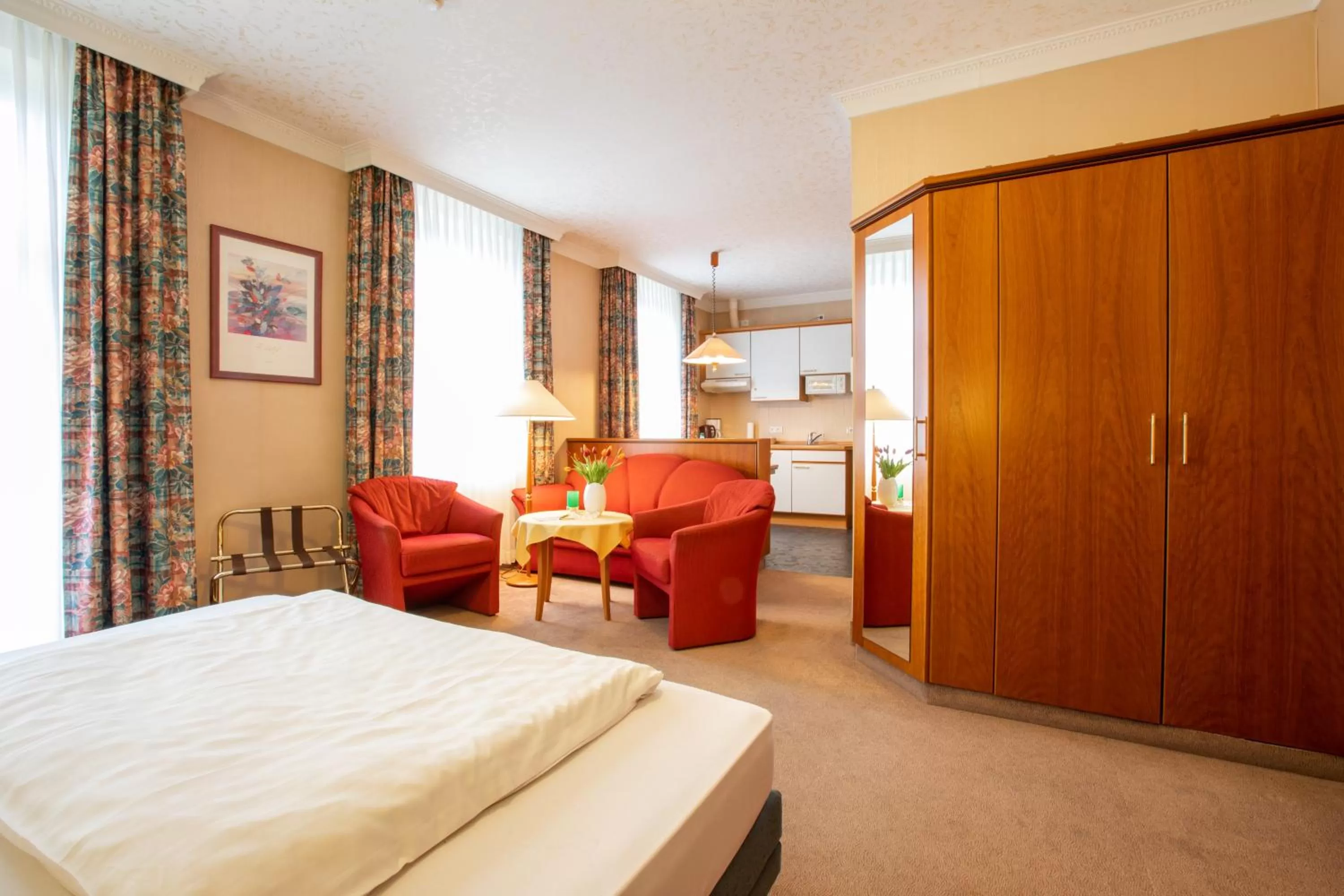 Photo of the whole room, Bed in Aparthotel Hohenzollern