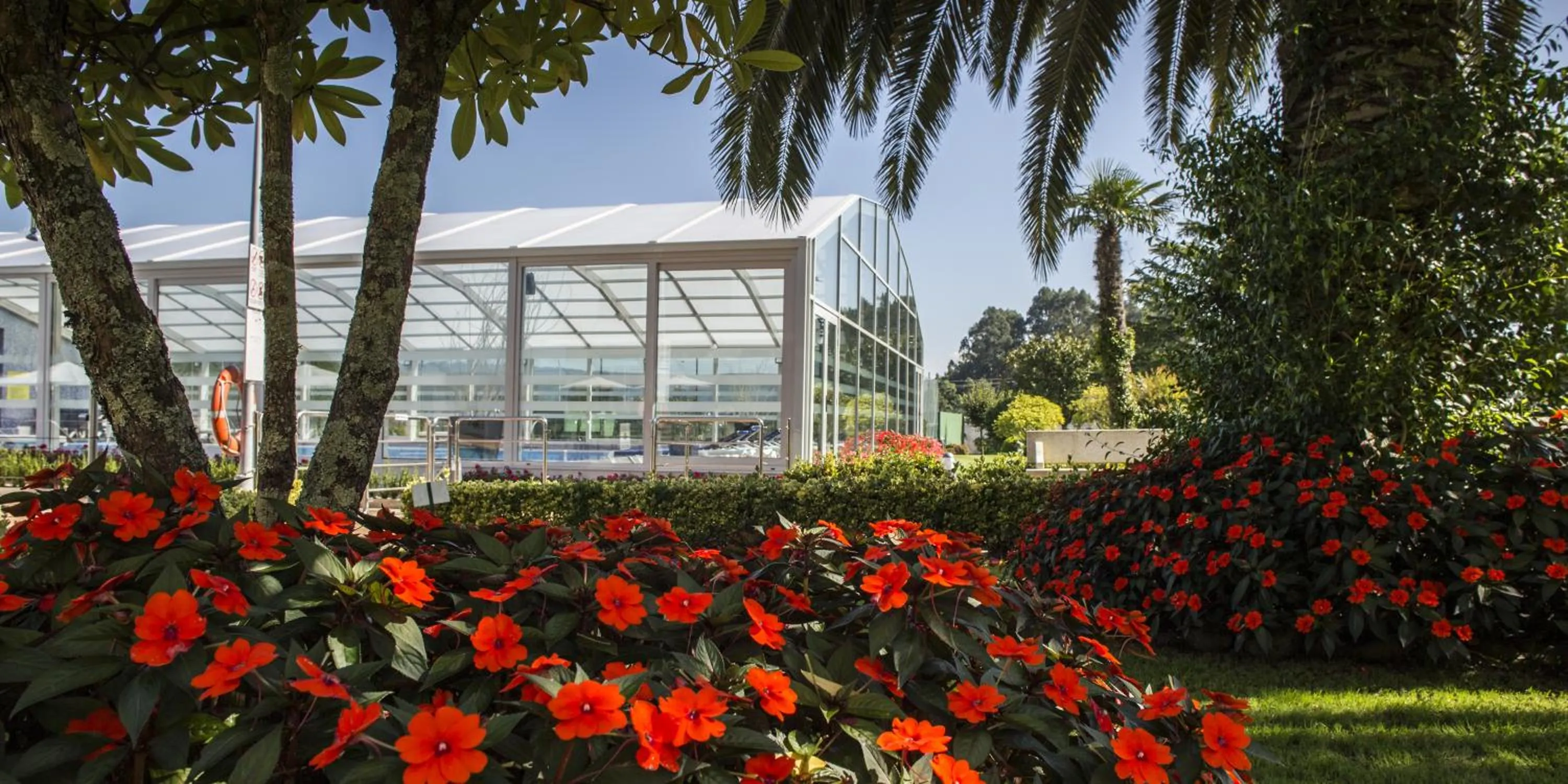 Garden in Nuevo Astur Spa