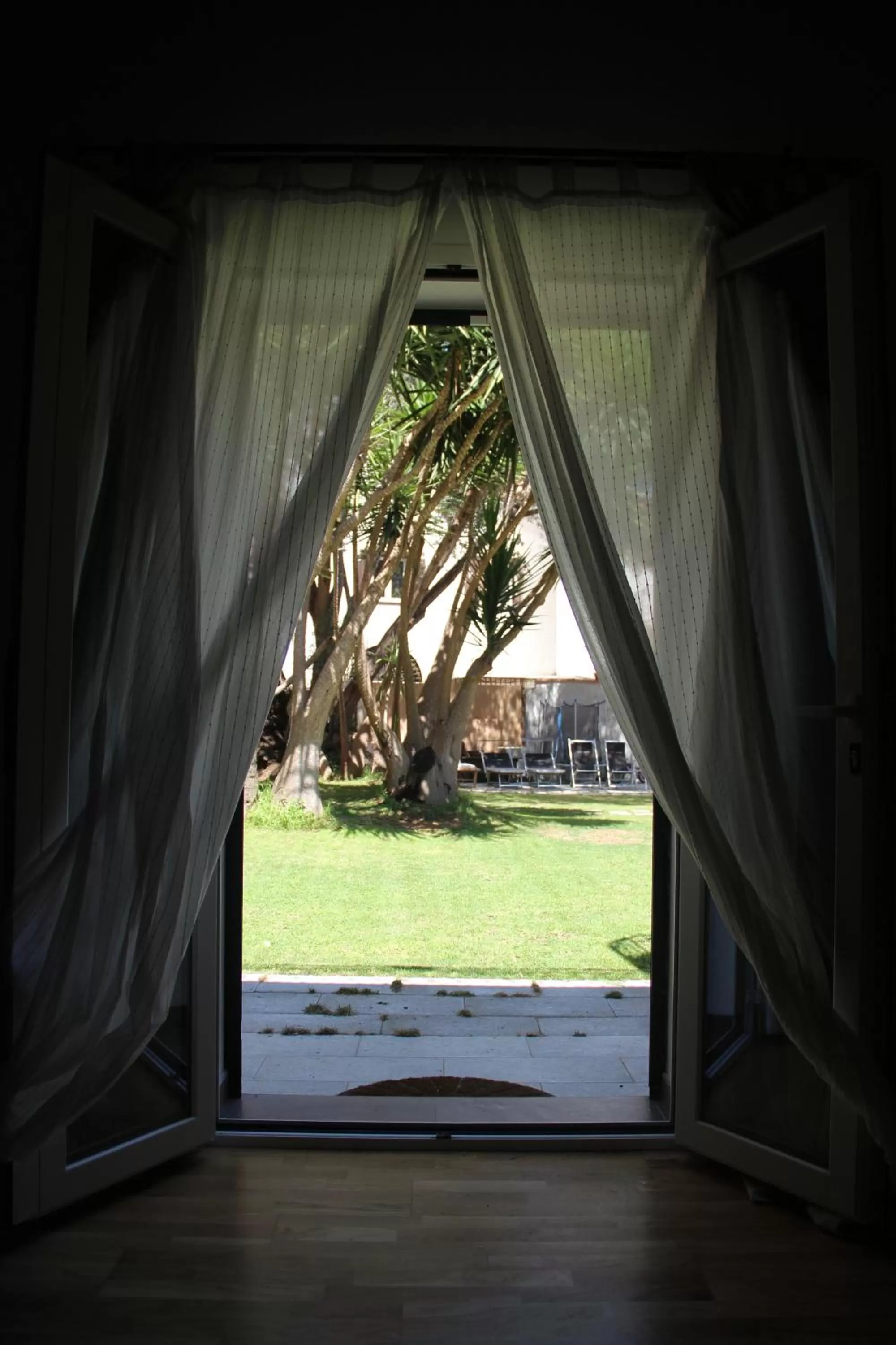 Garden view in Corte del Merlo