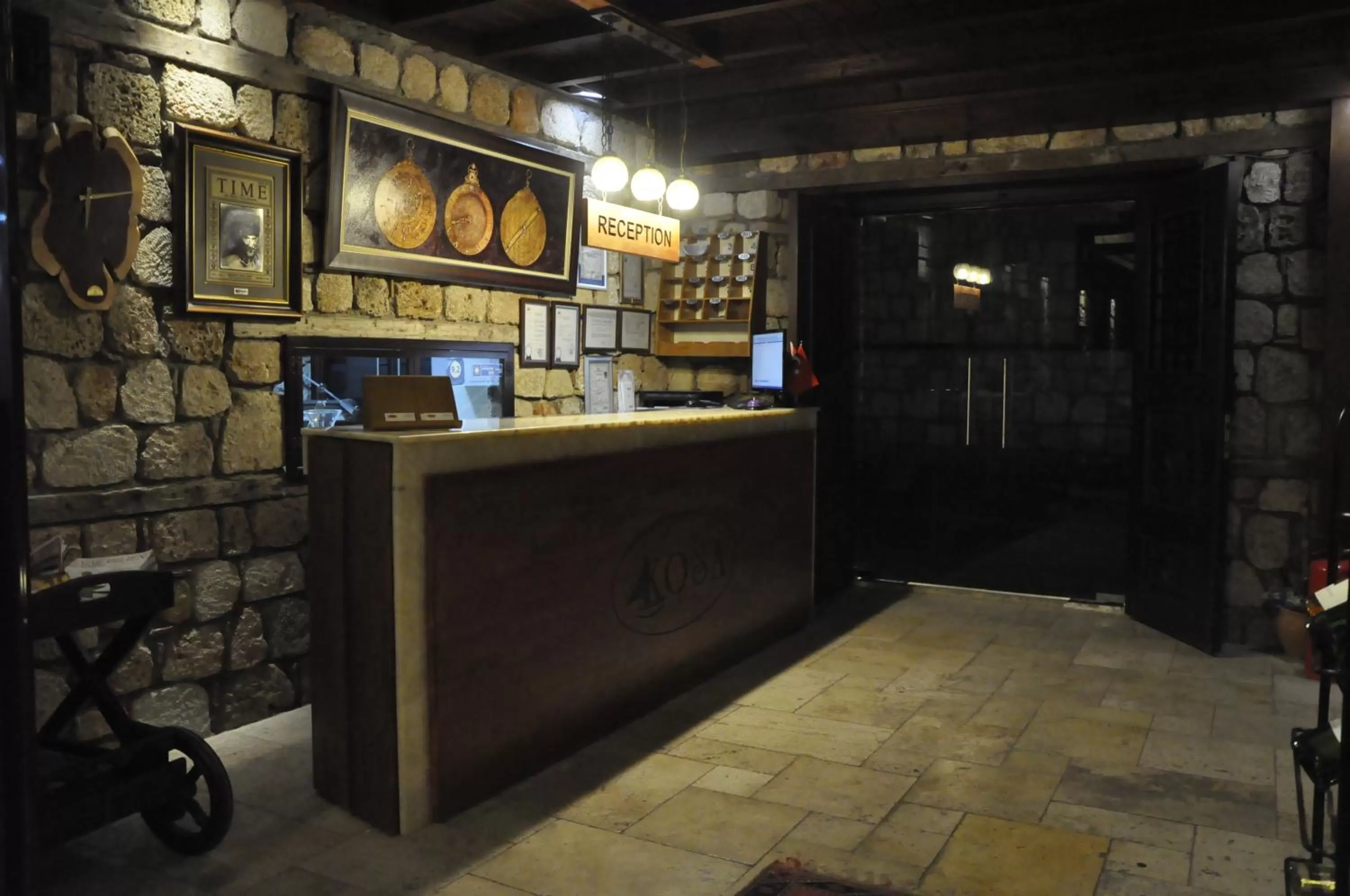 Lobby or reception in Kosa boutique hotel