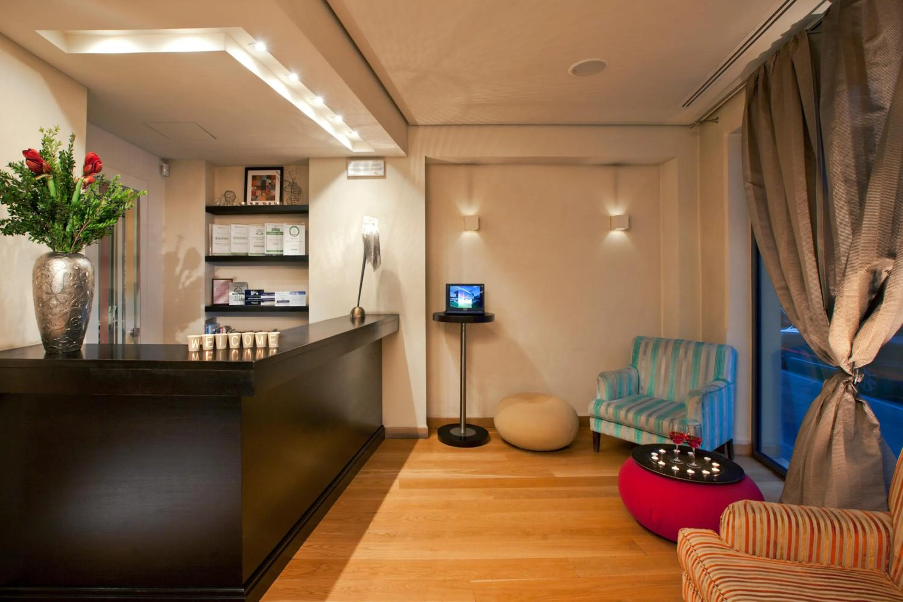 Lobby or reception in O&B Athens Boutique Hotel