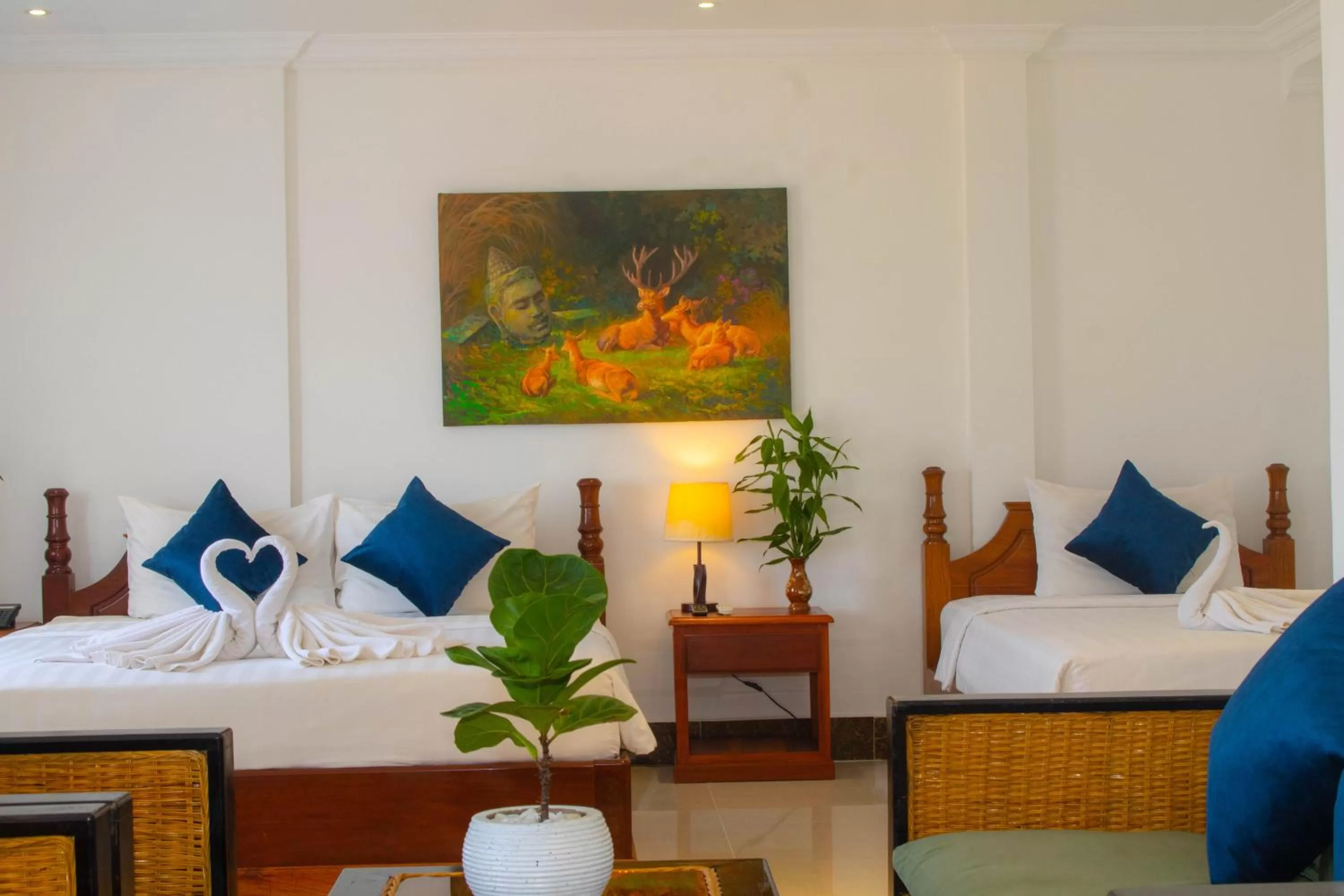 Bed in The Blanc Residence