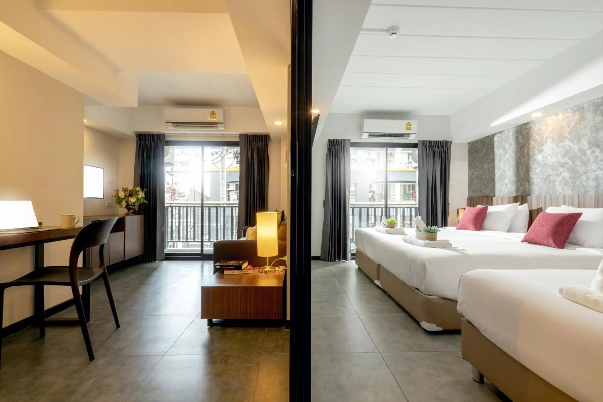 Bed in The Home Hotel SHA