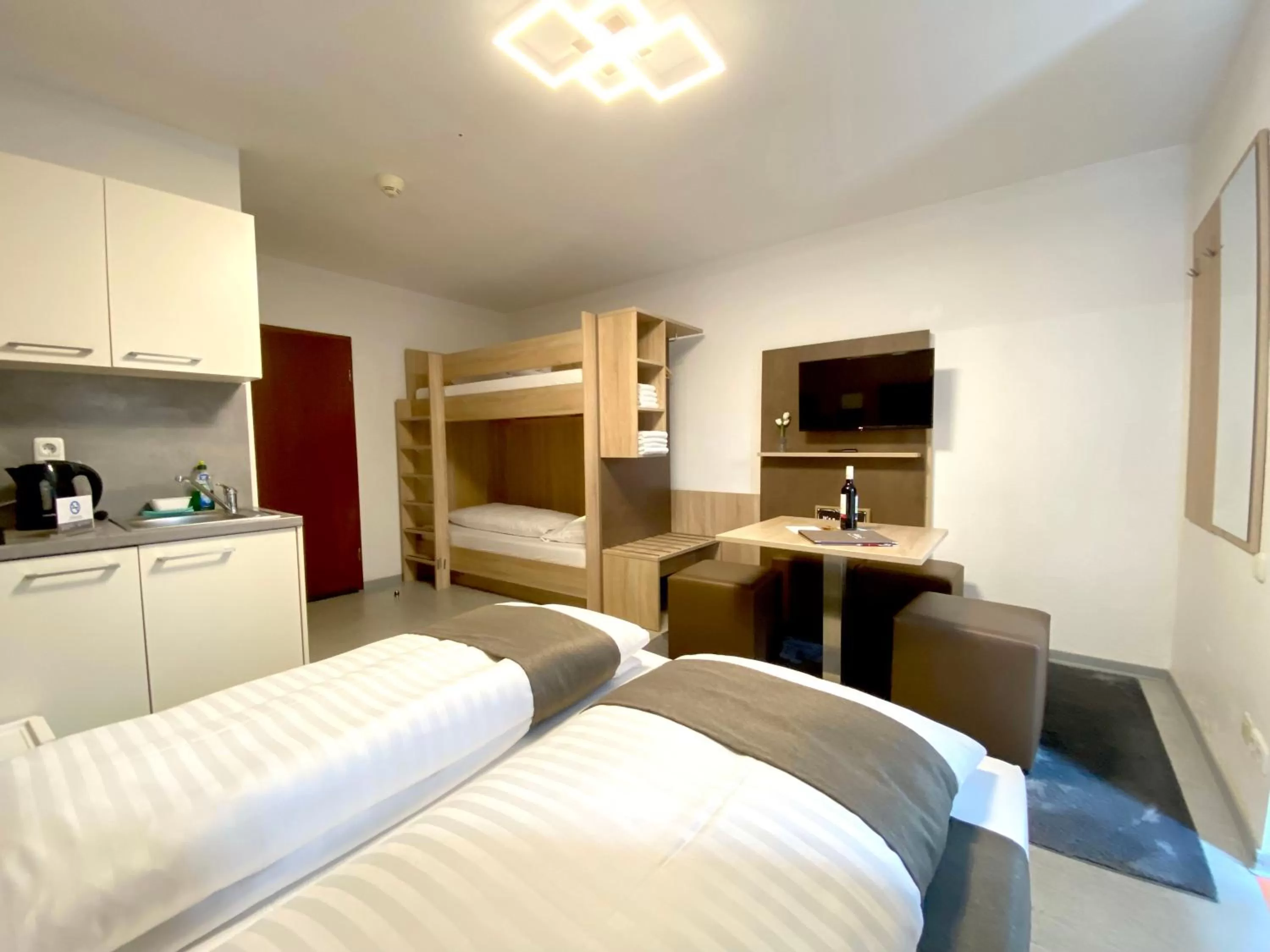 Bed in Hana Aparthotel