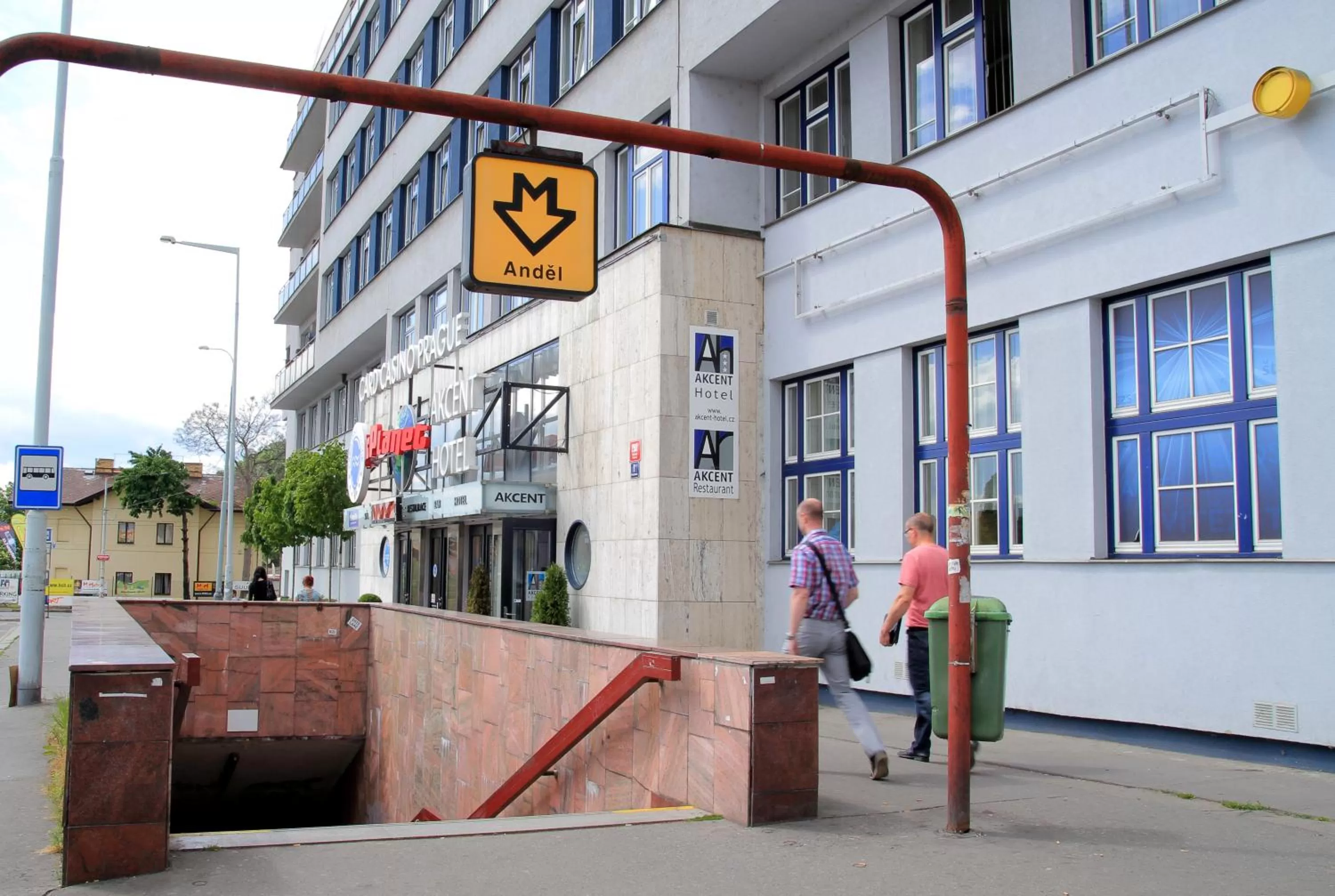 Facade/entrance in Akcent hotel