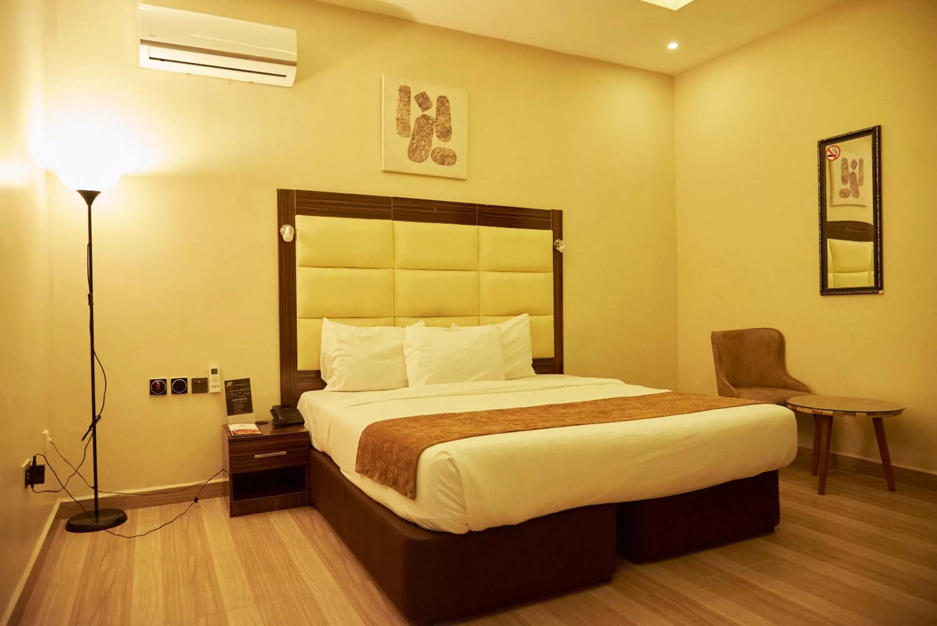 Bed in MayFair Hotel Maitama Abuja