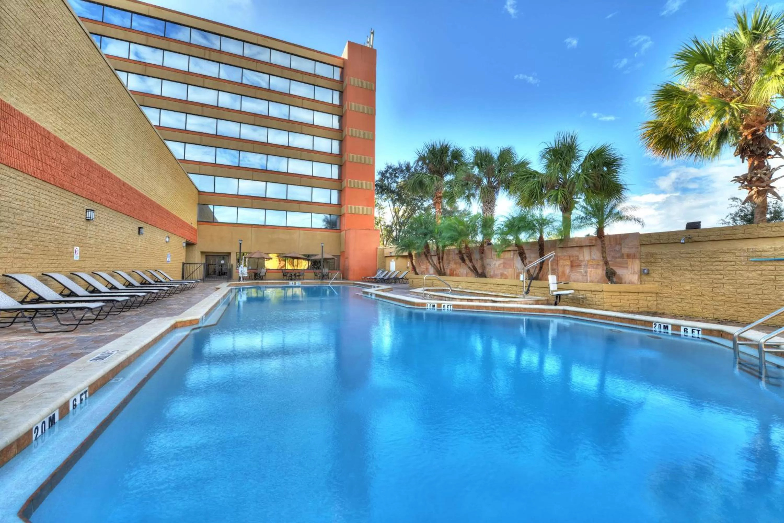 Pool view in Hilton Orlando/Altamonte Springs