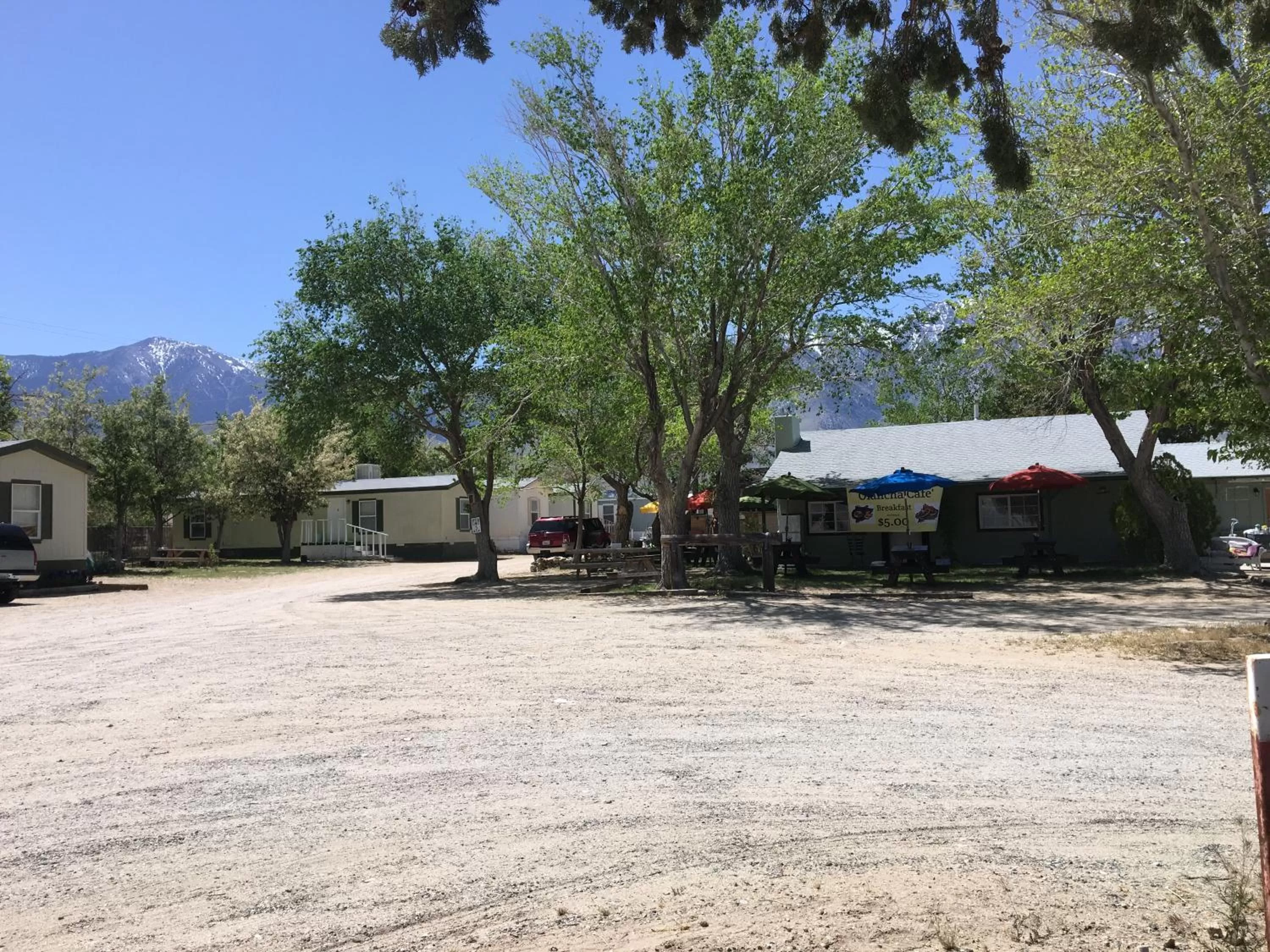 Property building in Olancha RV Park and Motel