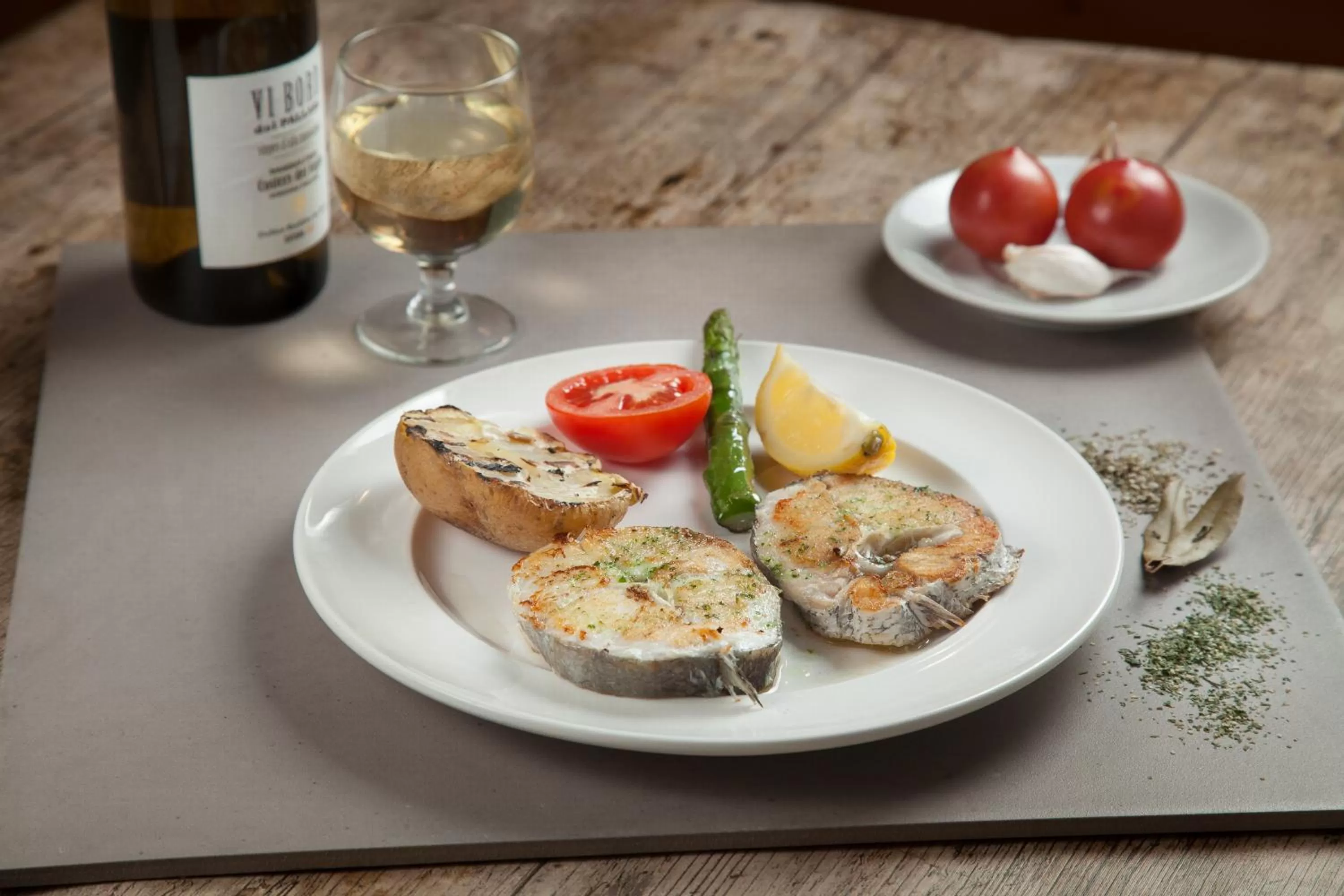 Food in Hotel Restaurant Les Brases