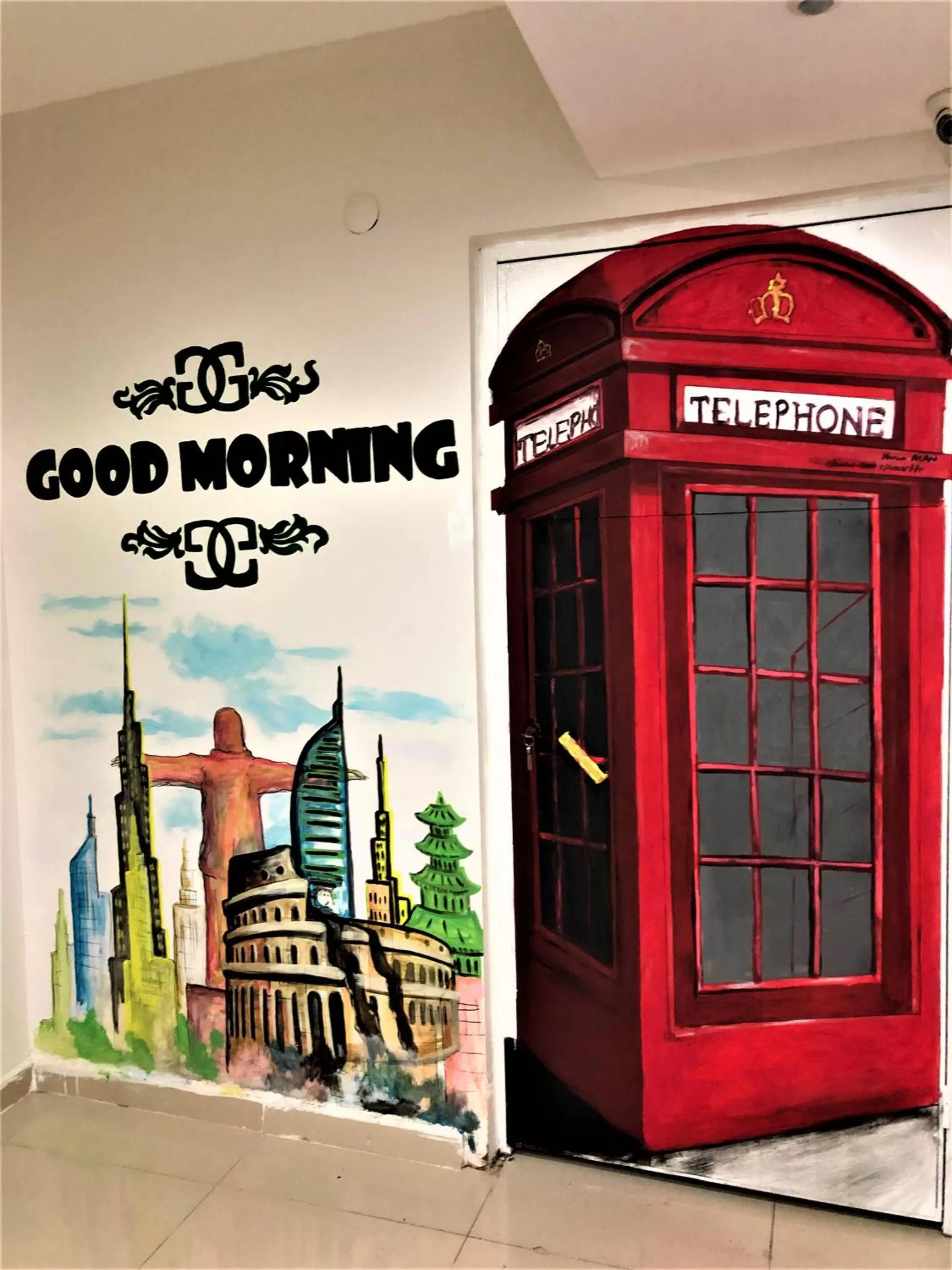 Decorative detail in Green Garden Hotel