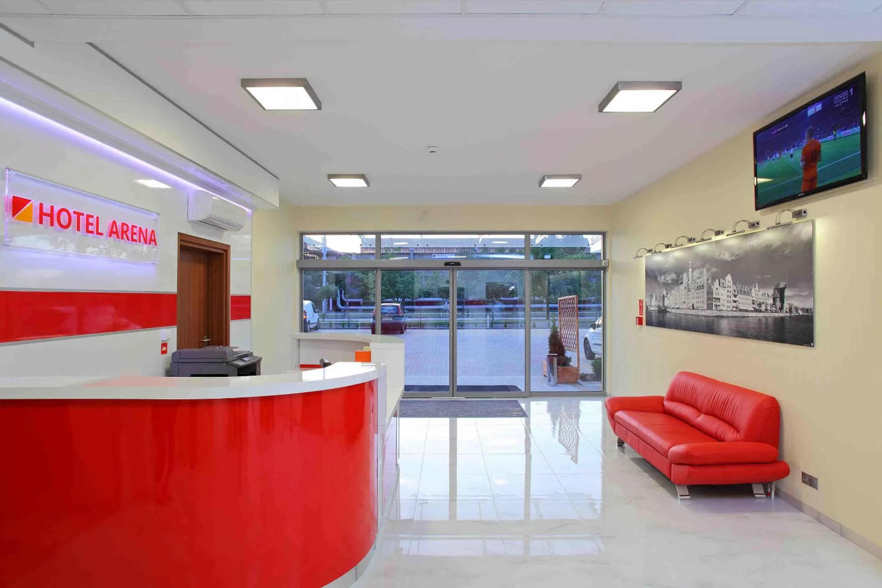 Lobby or reception in Hotel Arena Expo