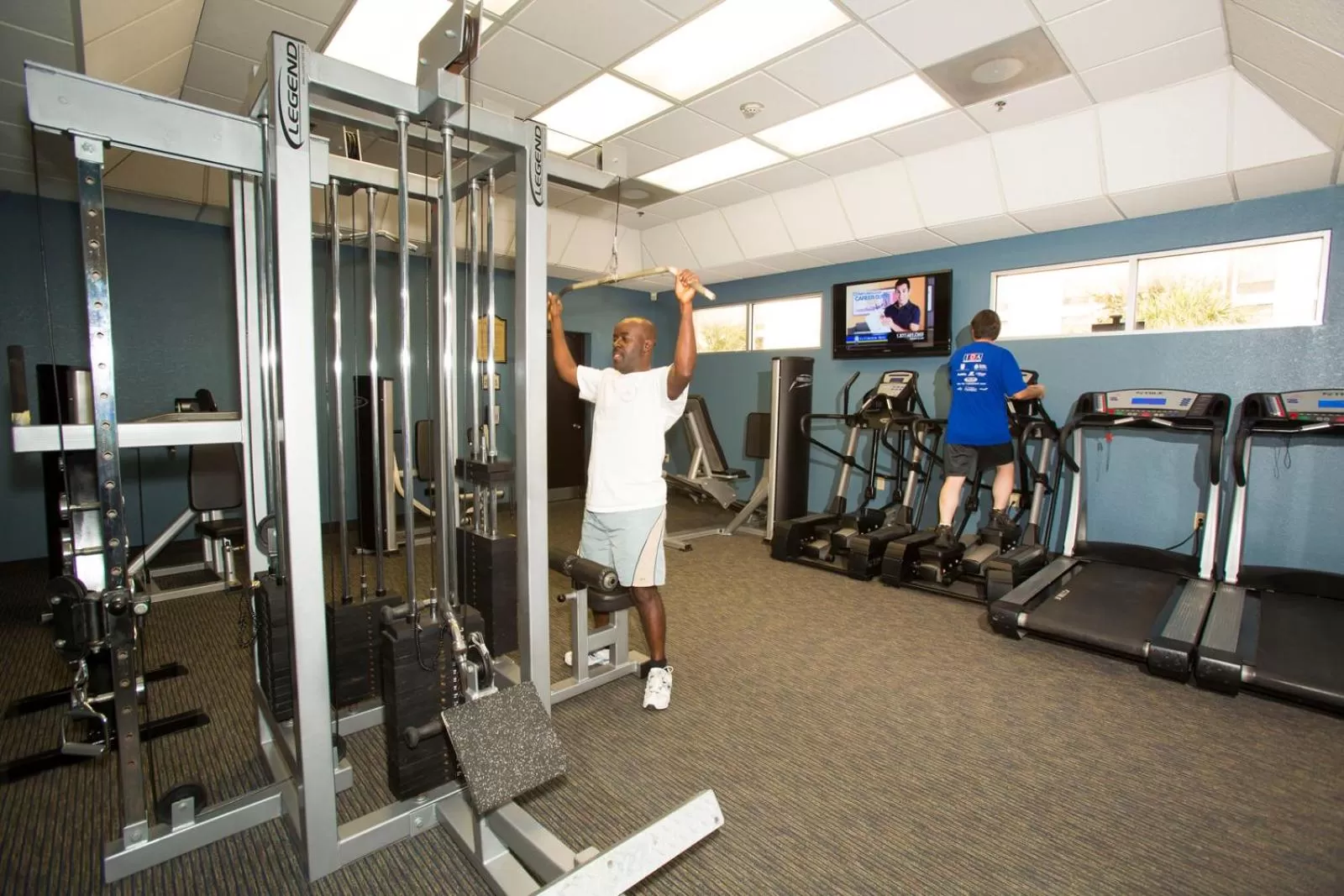 Fitness centre/facilities in Rosen Inn International Near The Parks