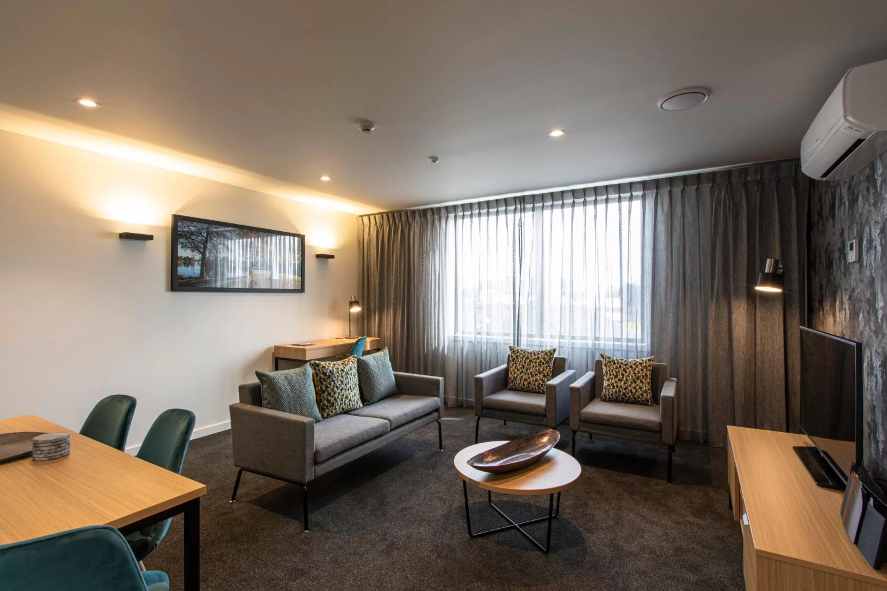 Living room in Quest Palmerston North