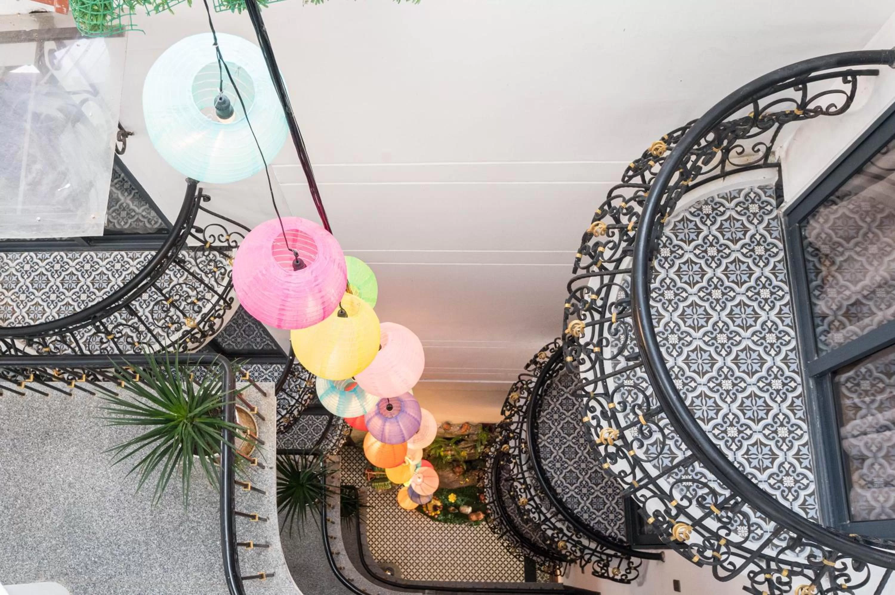 Patio in Hoang Trinh Hotel