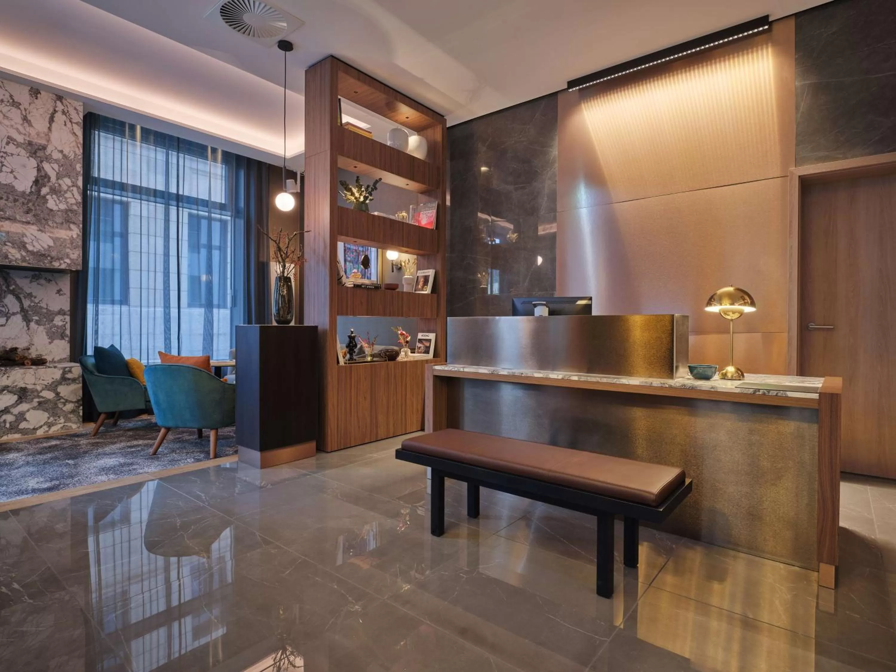 Lobby or reception in Adina Apartment Hotel Wiesbaden