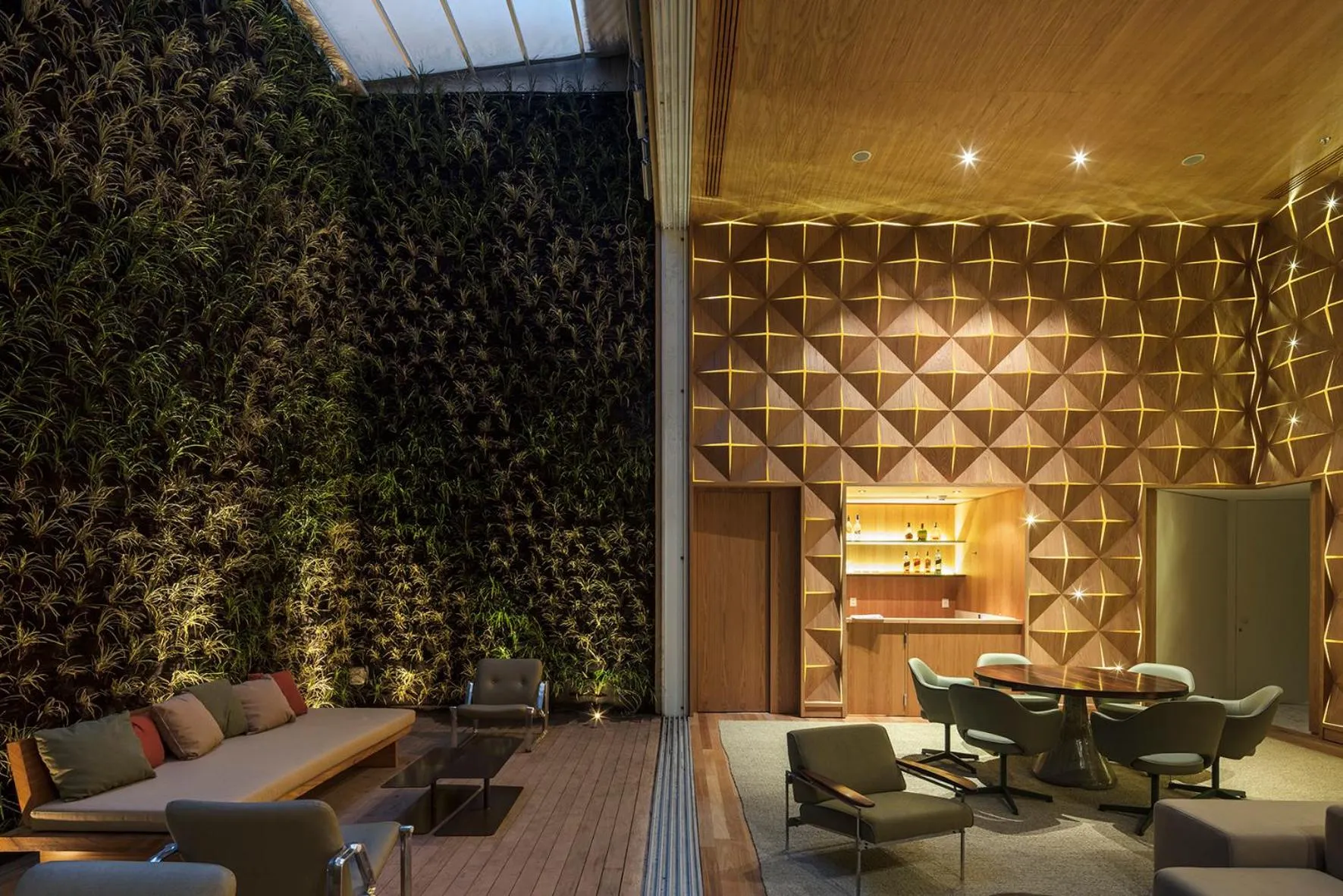 Seating area in Emiliano Rio