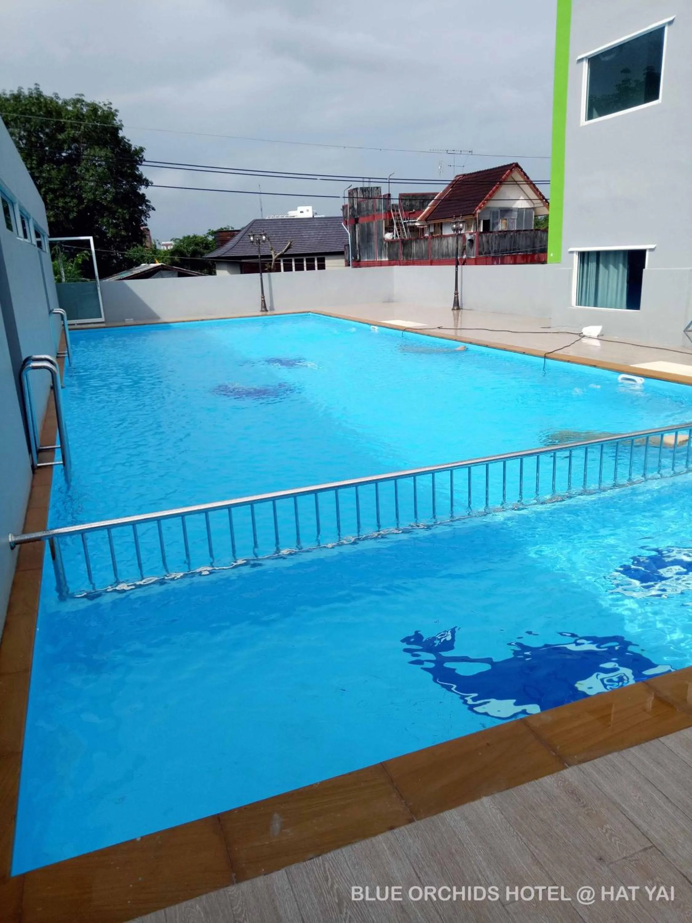 Pool view in Blue Orchids Hotel