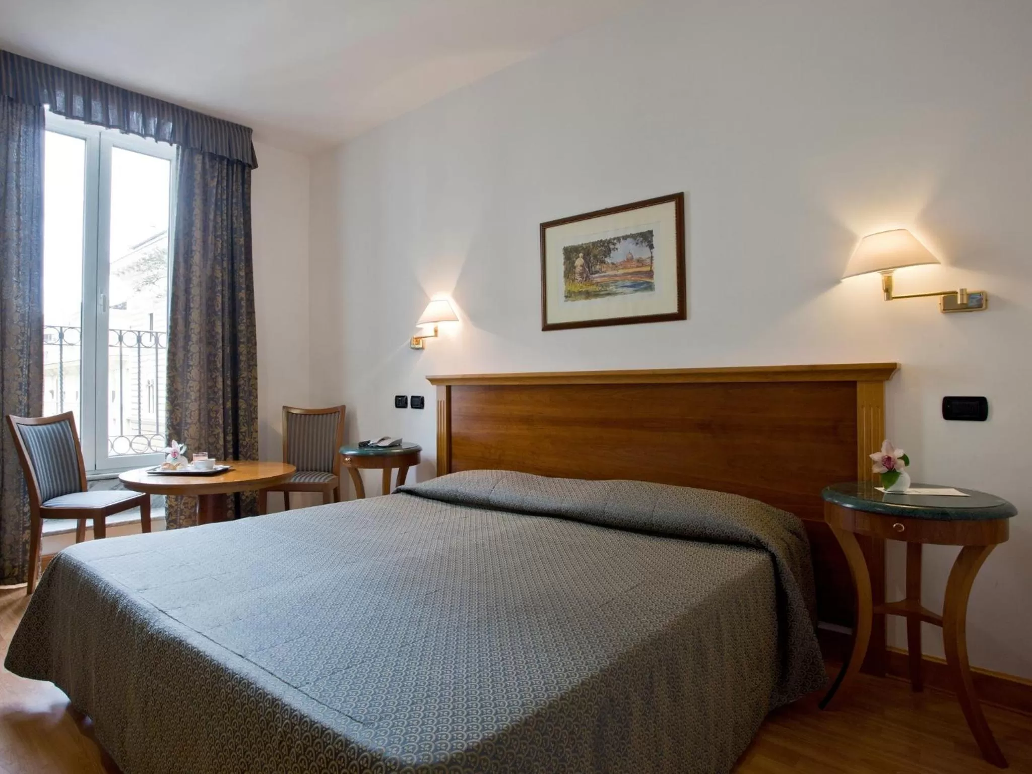 Bed in Hotel Diplomatic