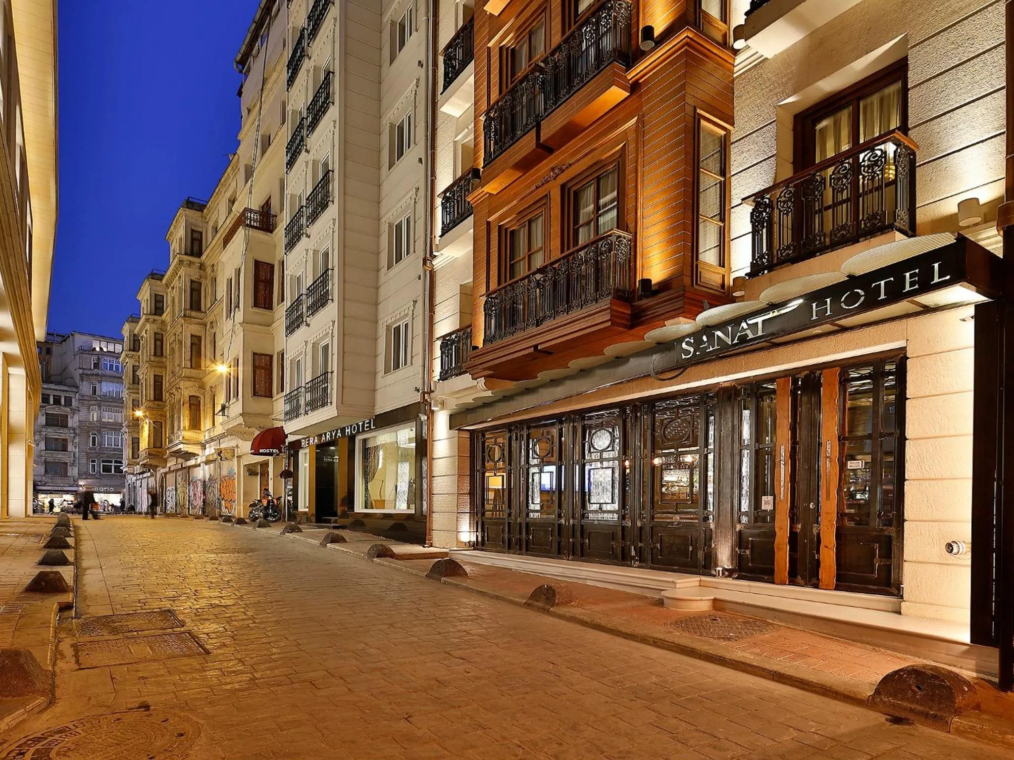 Communal lounge/ TV room in Sanat Boutique Hotel Pera