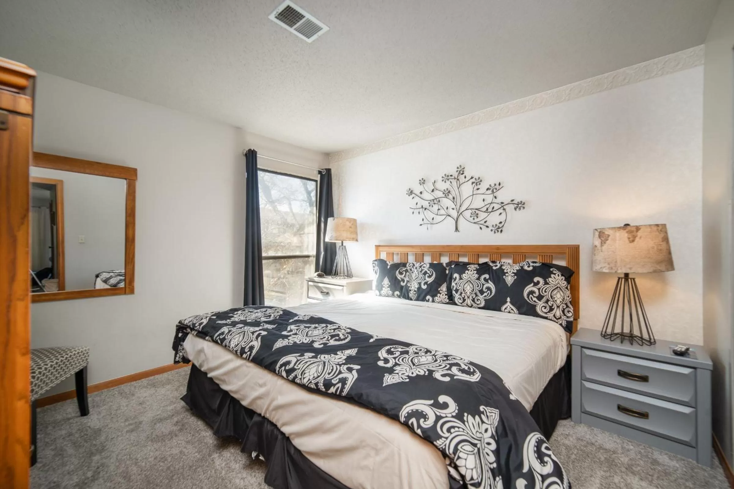 Bed in Pointe Royale Golf Resort