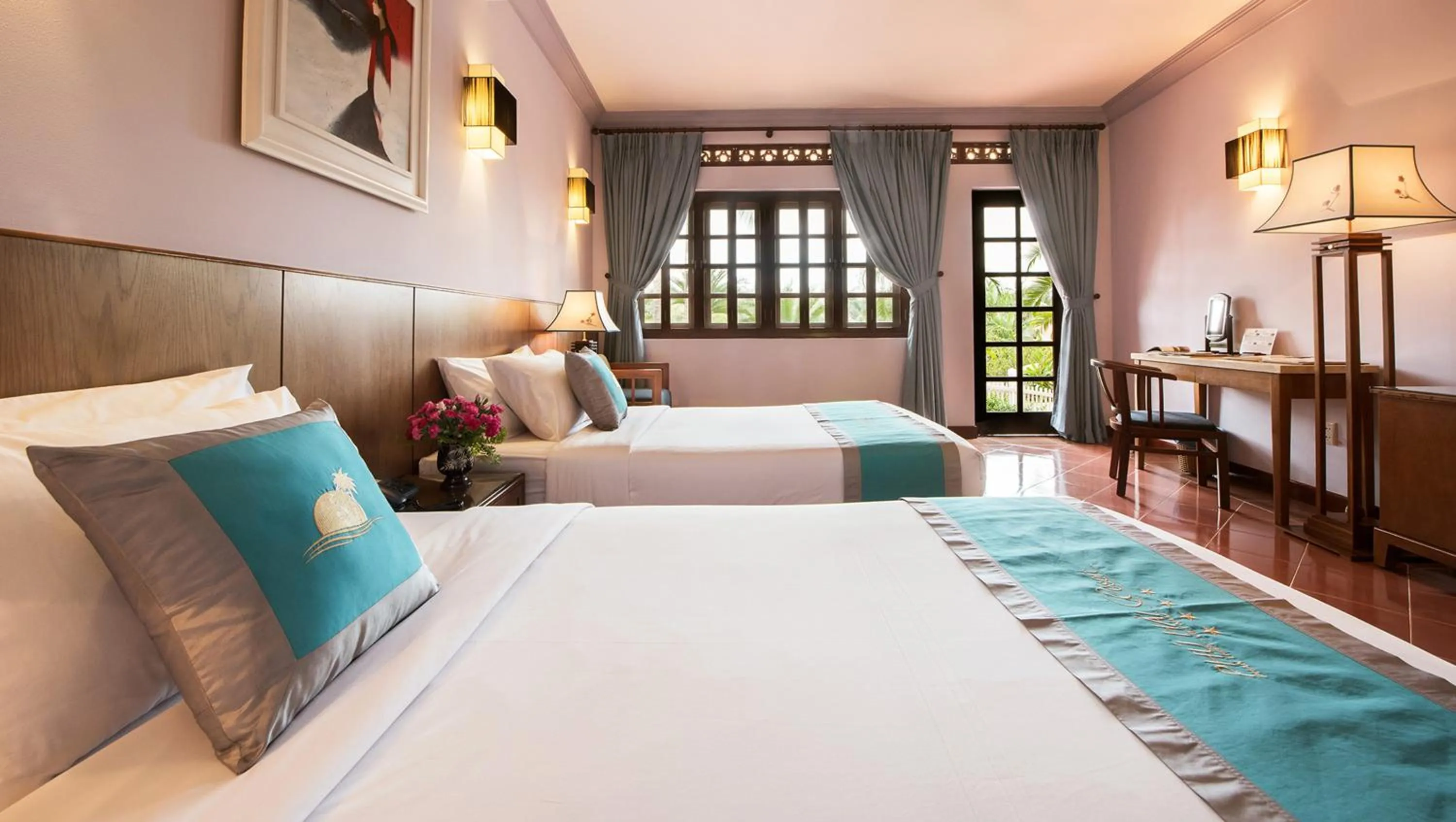 Bed in Phu Hai Beach Resort & Spa Phan Thiet