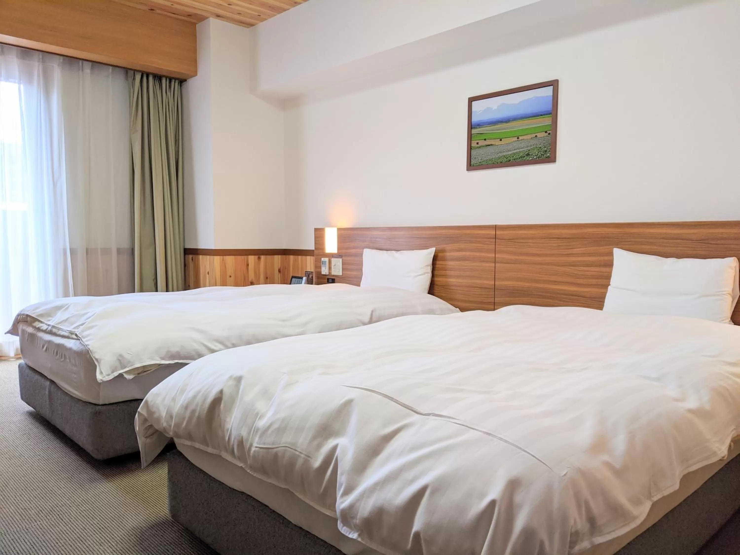 Photo of the whole room, Bed in Dormy Inn Premium Sapporo