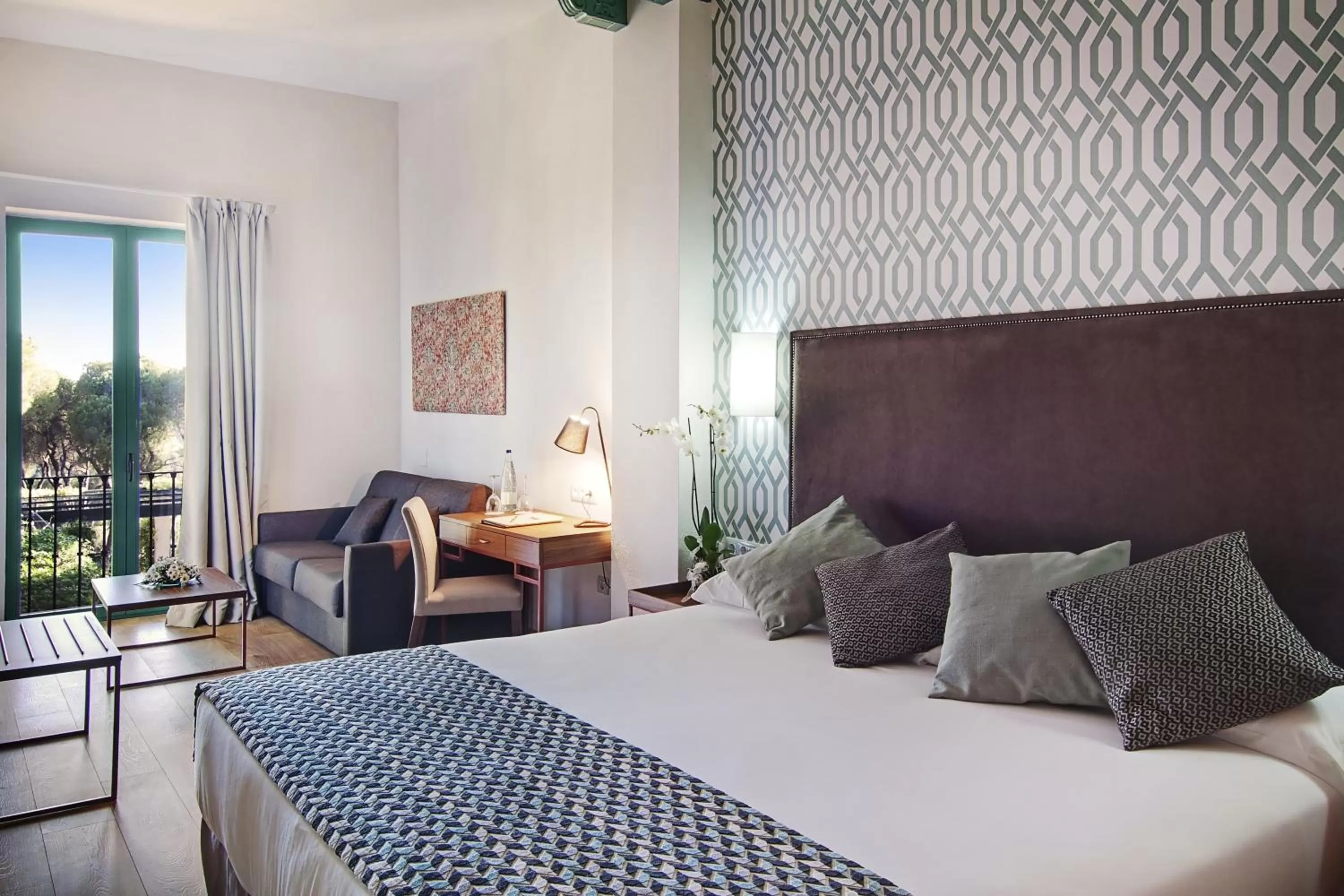 Bed in Hotel Oromana